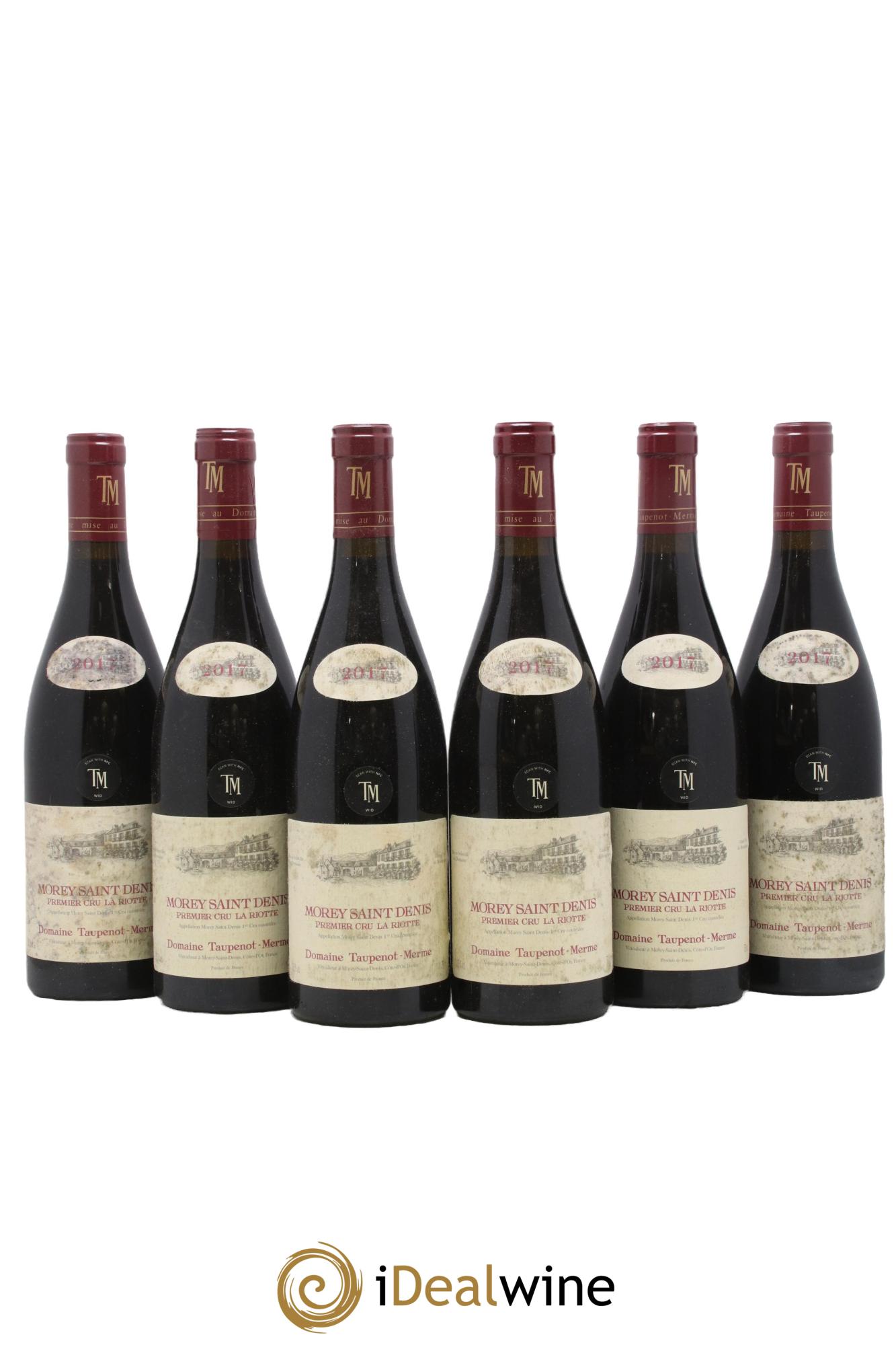 Morey-Saint-Denis 1er Cru La Riotte Taupenot-Merme 2017 - Posten von 6 Flaschen - 0