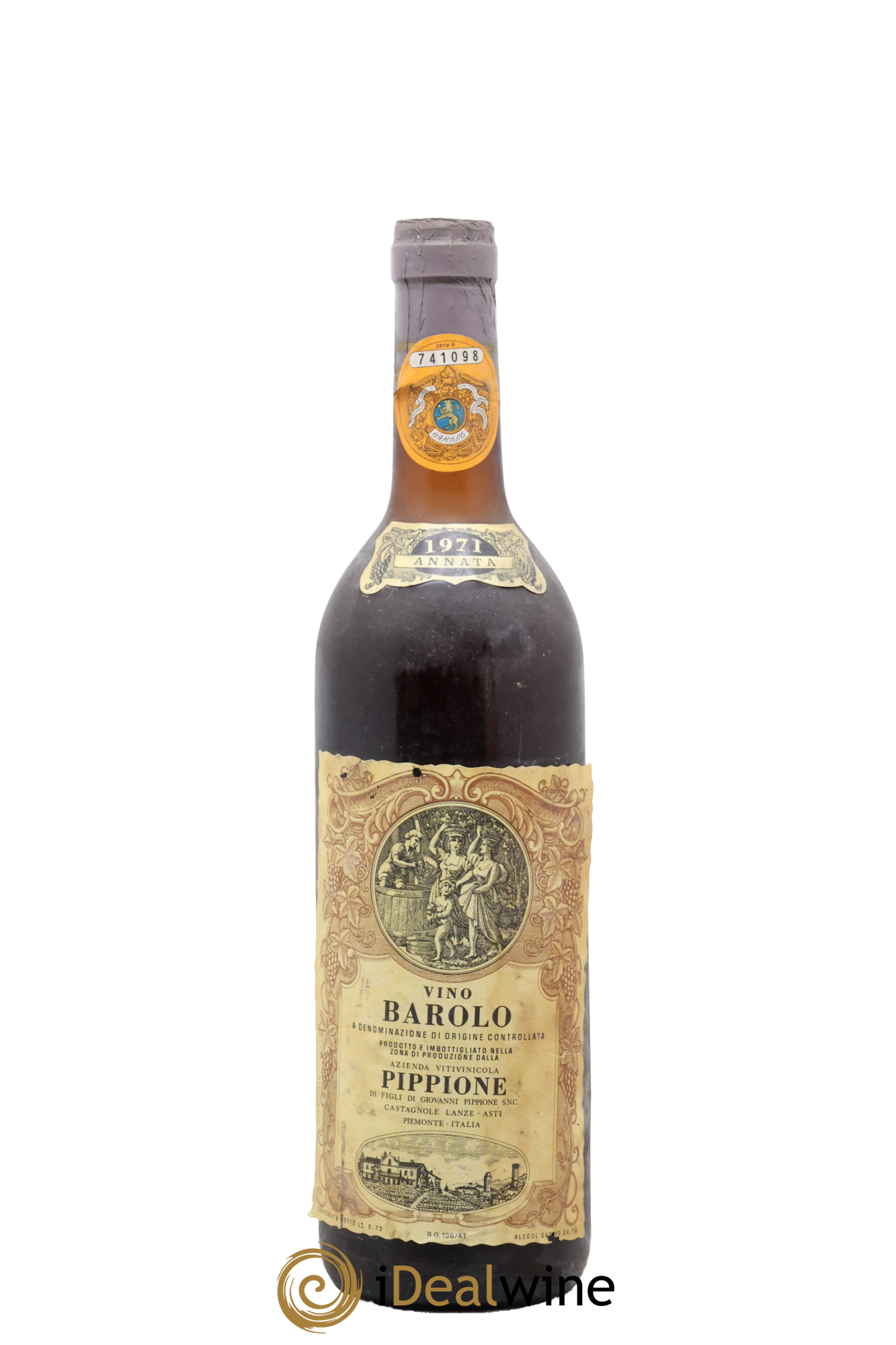 Barolo Pippione 1971 - Lot de 1 bouteille - 0