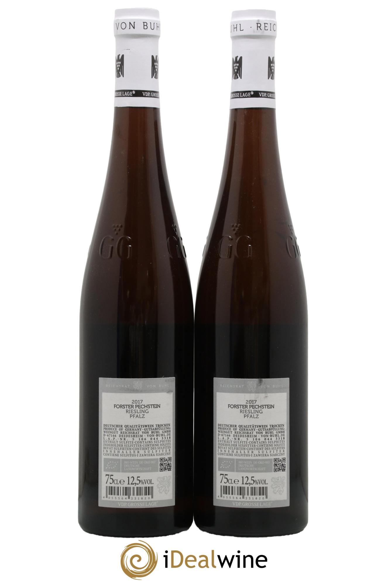Allemagne Pfalz Riesling Forster Pechstein GG Weingut Reichsrat Von Buhl 2017 - Lot de 2 bouteilles - 1