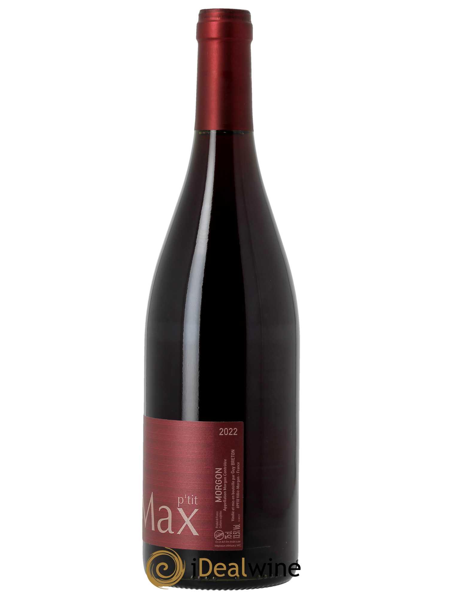 Morgon Ptit Max Guy Breton  2022 - Lot of 1 bottle - 1