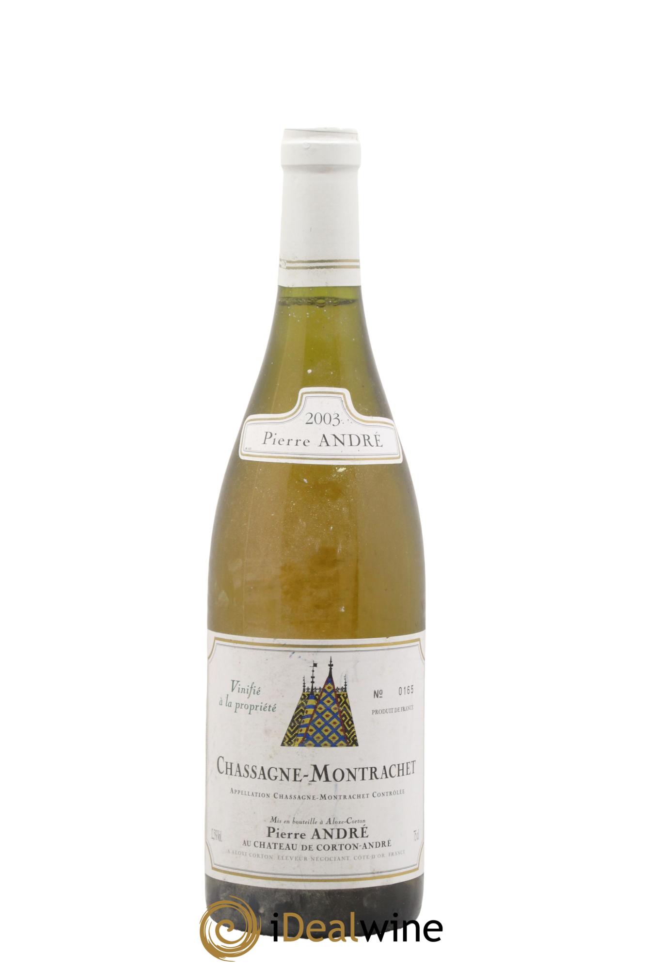 Chassagne-Montrachet Pierre André 2003 - Lot de 1 bouteille - 0