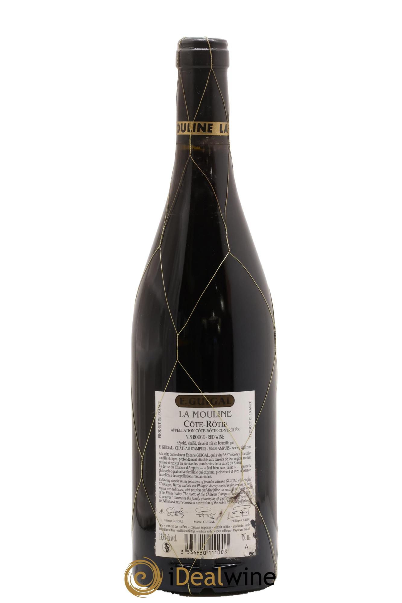 Côte-Rôtie La Mouline Guigal 2012 - Lot of 1 bottle - 1