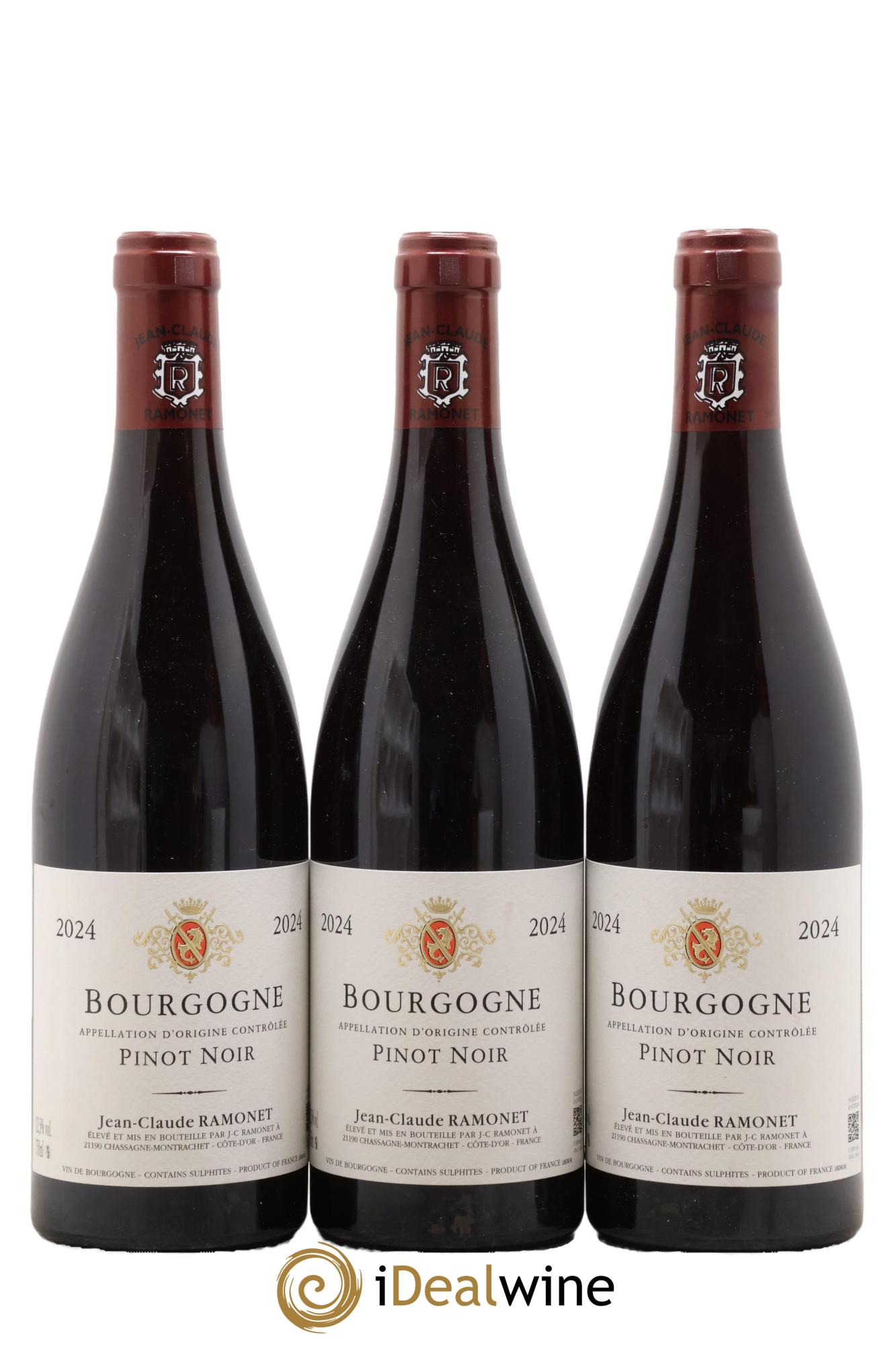 Bourgogne Pinot Noir Ramonet (Domaine) 2024 - Posten von 3 Flaschen - 0