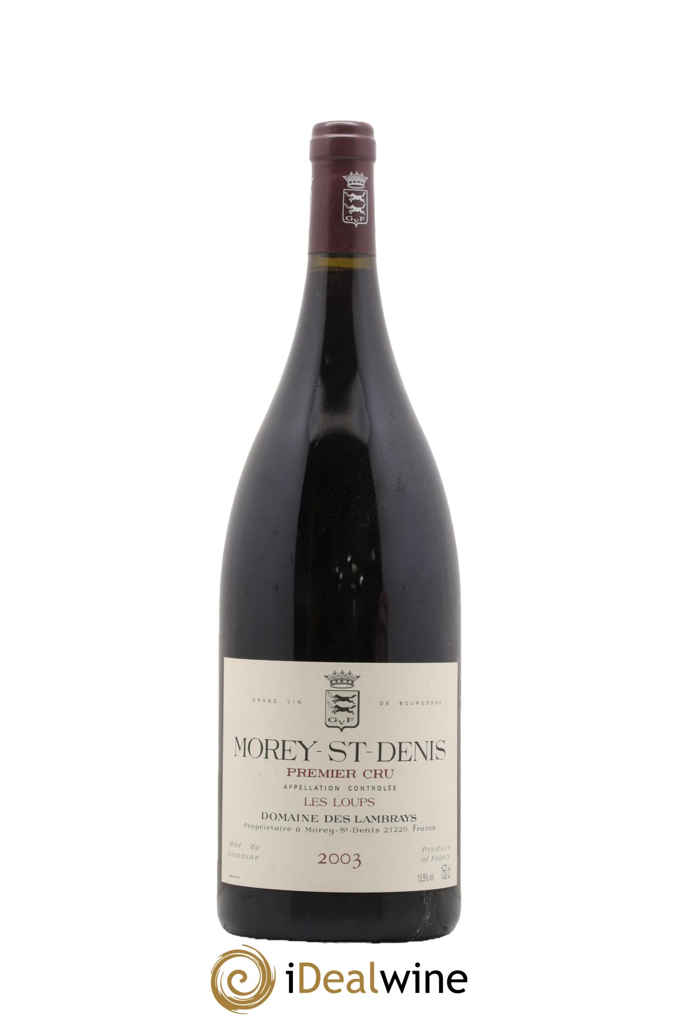 Morey-Saint-Denis 1er Cru Les Loups Domaine des Lambrays 2003 - Lot de 1 magnum - 1