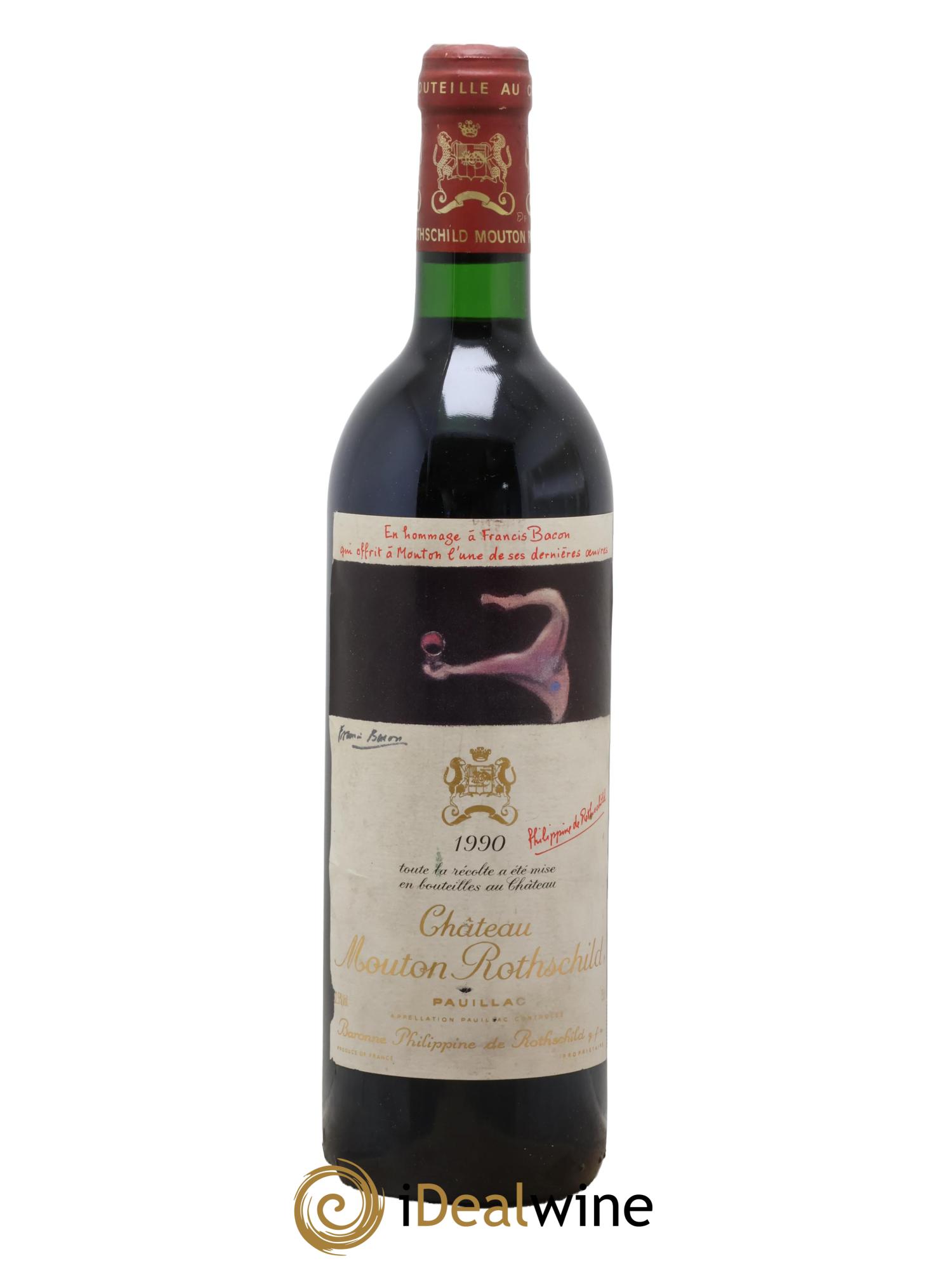 Château Mouton Rothschild 1er Grand Cru Classé 1990 - Lot of 1 bottle - 0