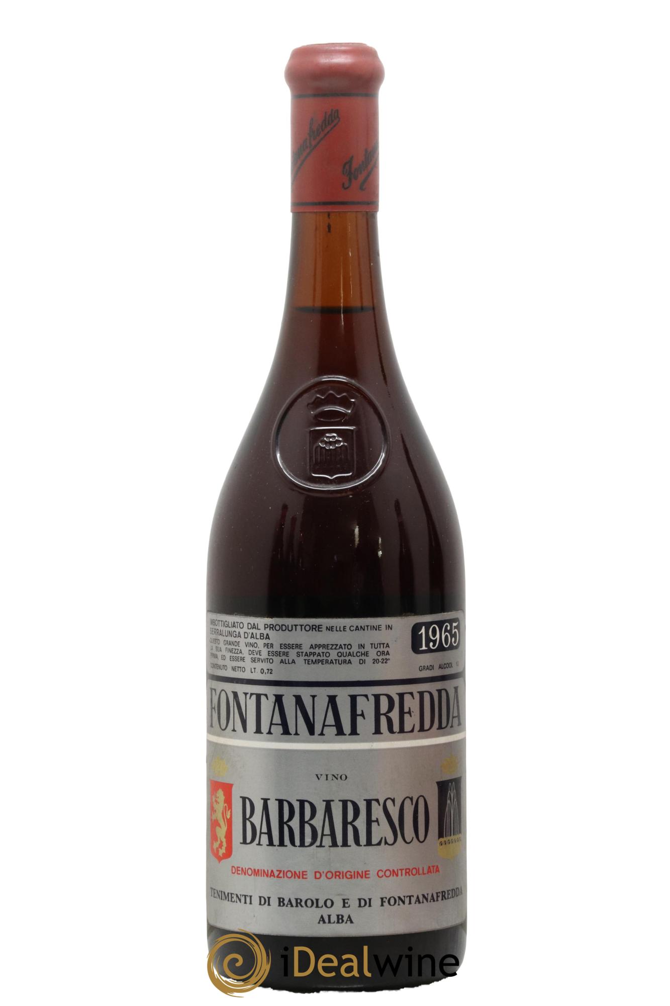 Barbaresco DOCG Fontanafredda 1965 - Lotto di 1 bottiglia - 0