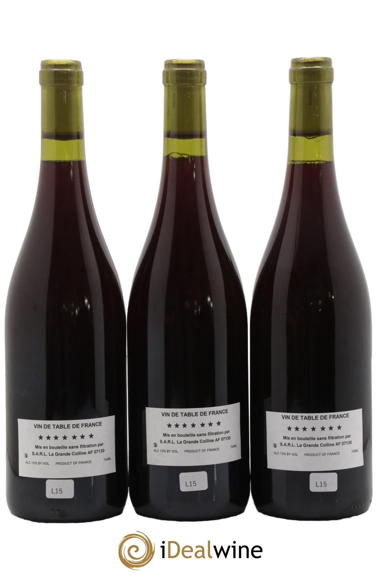 Vin de France (Ex Cornas) Hirotake Ooka - Domaine La Grande Colline 2015 - Lot de 3 bouteilles - 1
