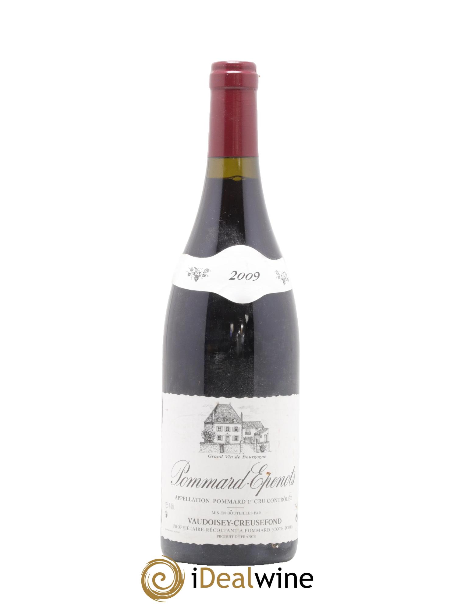 Pommard 1er Cru Epenots Vaudoisey-Creusefond 2009 - Lot de 1 bouteille - 0