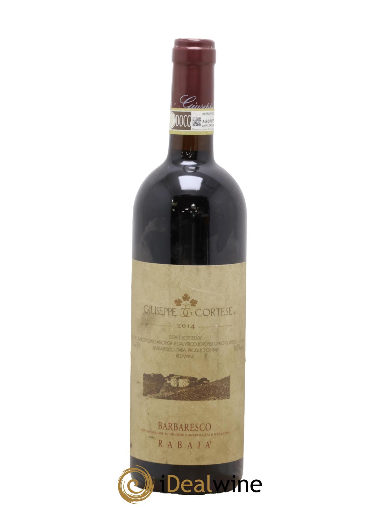 Barbaresco DOCG Rabajà Giuseppe Cortese 2014 - Lot of 1 bottle - 0