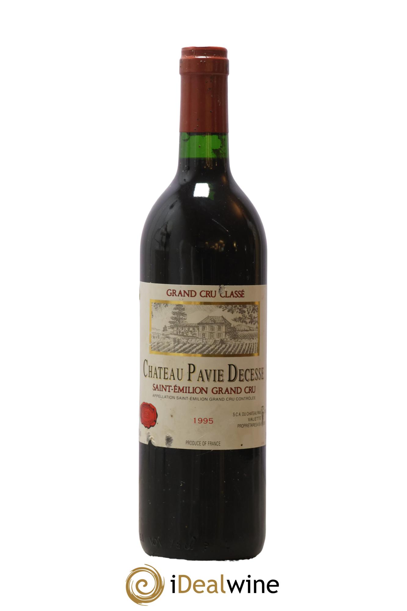 Château Pavie Decesse Grand Cru Classé 1995 - Lot de 1 bouteille - 0