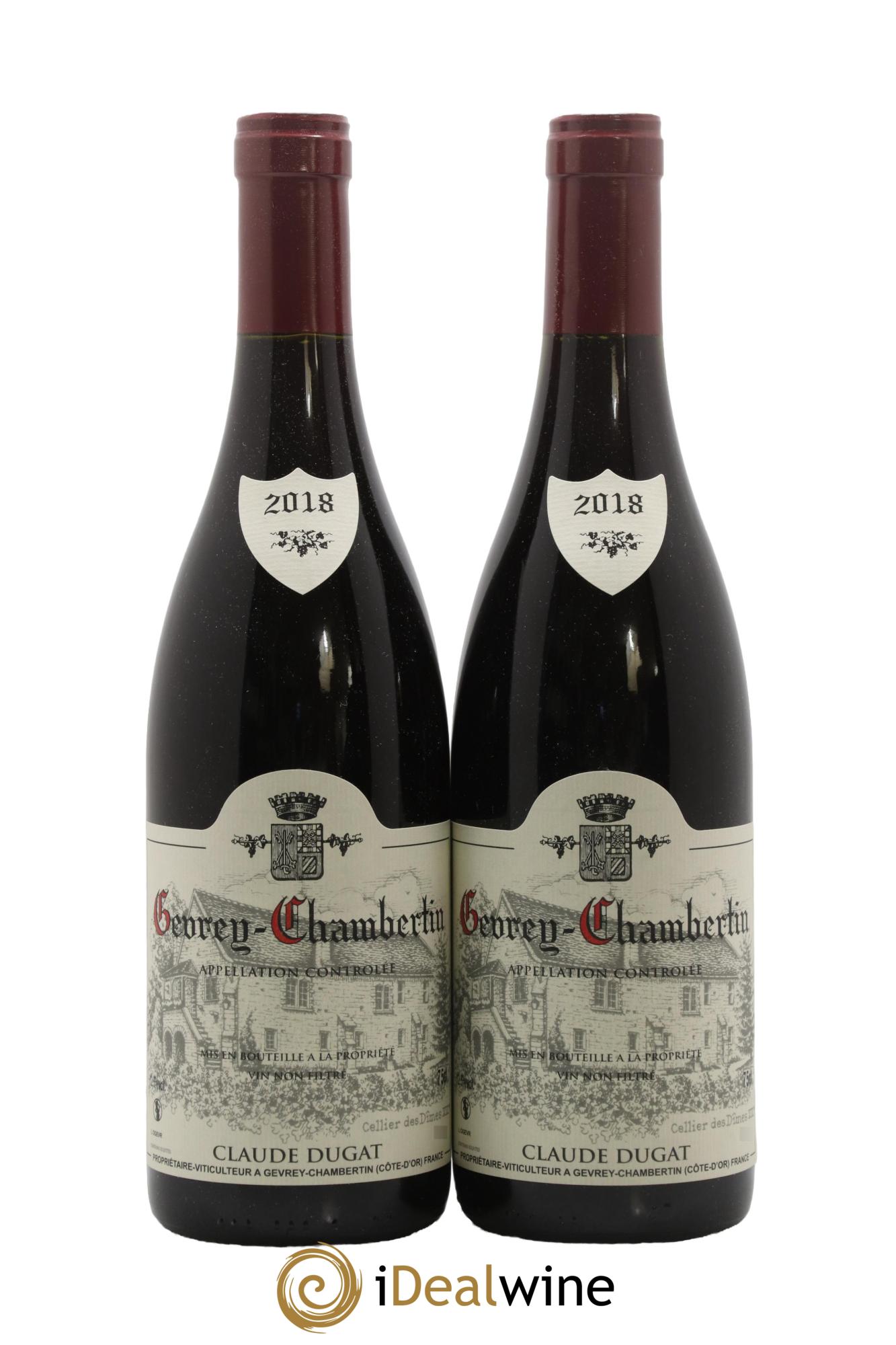 Gevrey-Chambertin Claude Dugat 2018 - Lotto di 2 bottiglie - 0