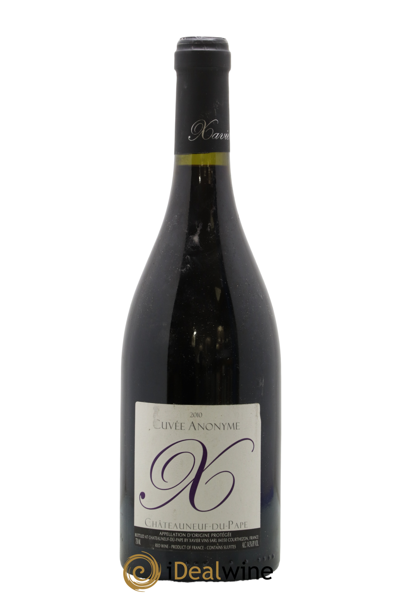 Châteauneuf-du-Pape cuvée Anonyme Xavier Vignon 2010 - Lot de 1 bouteille - 0