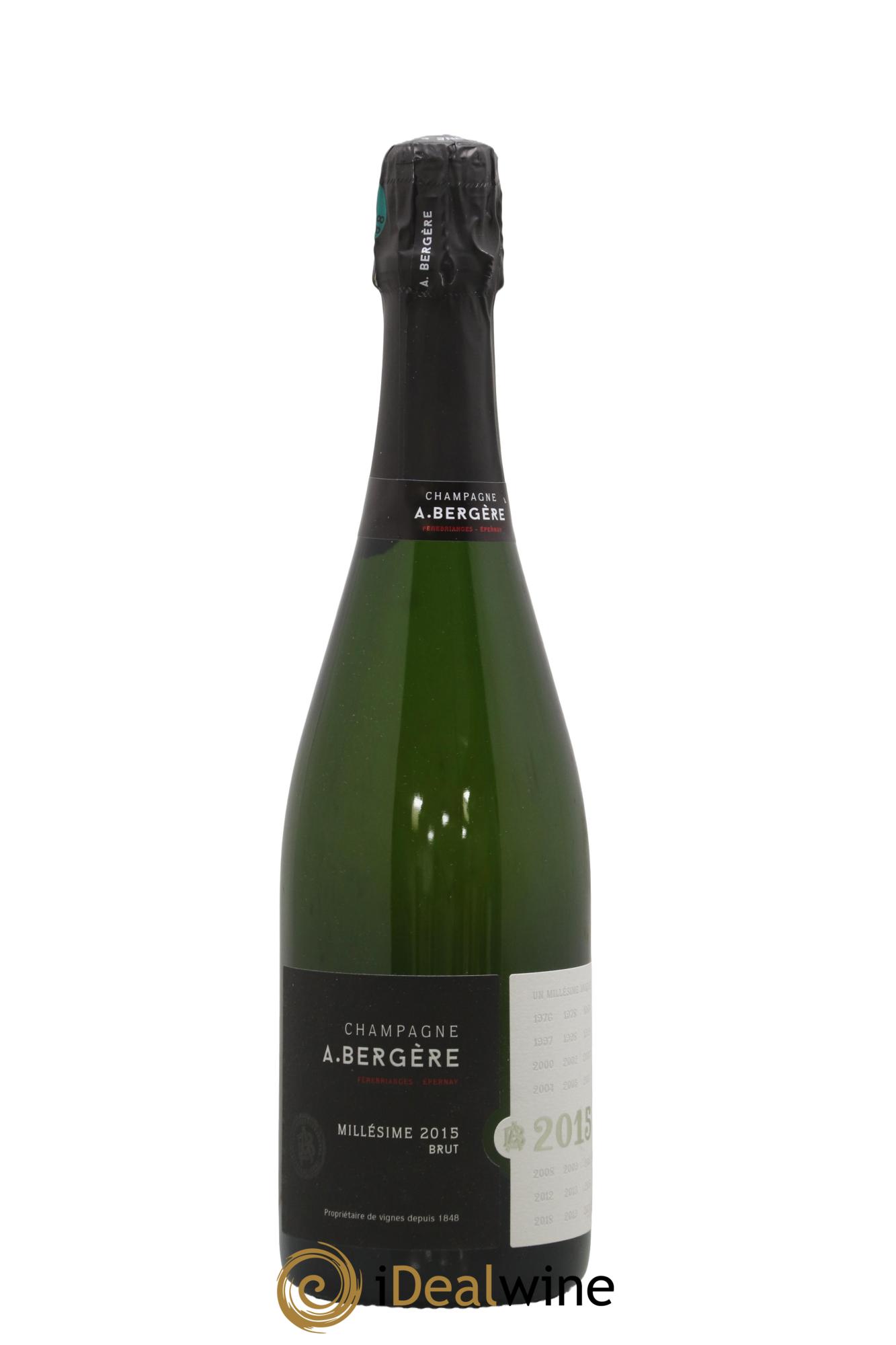 Champagne Brut Millésimé Maison A Bergère 2015 - Posten von 1 Flasche - 0