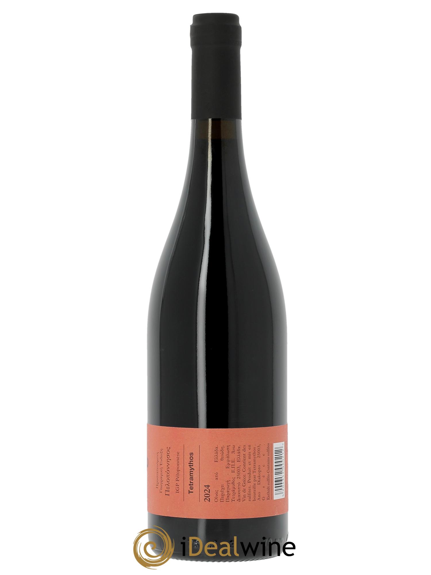 IGP Peloponèse Tetramythos Mavro Kalavrytino nature  2024 - Lot de 1 bouteille - 1