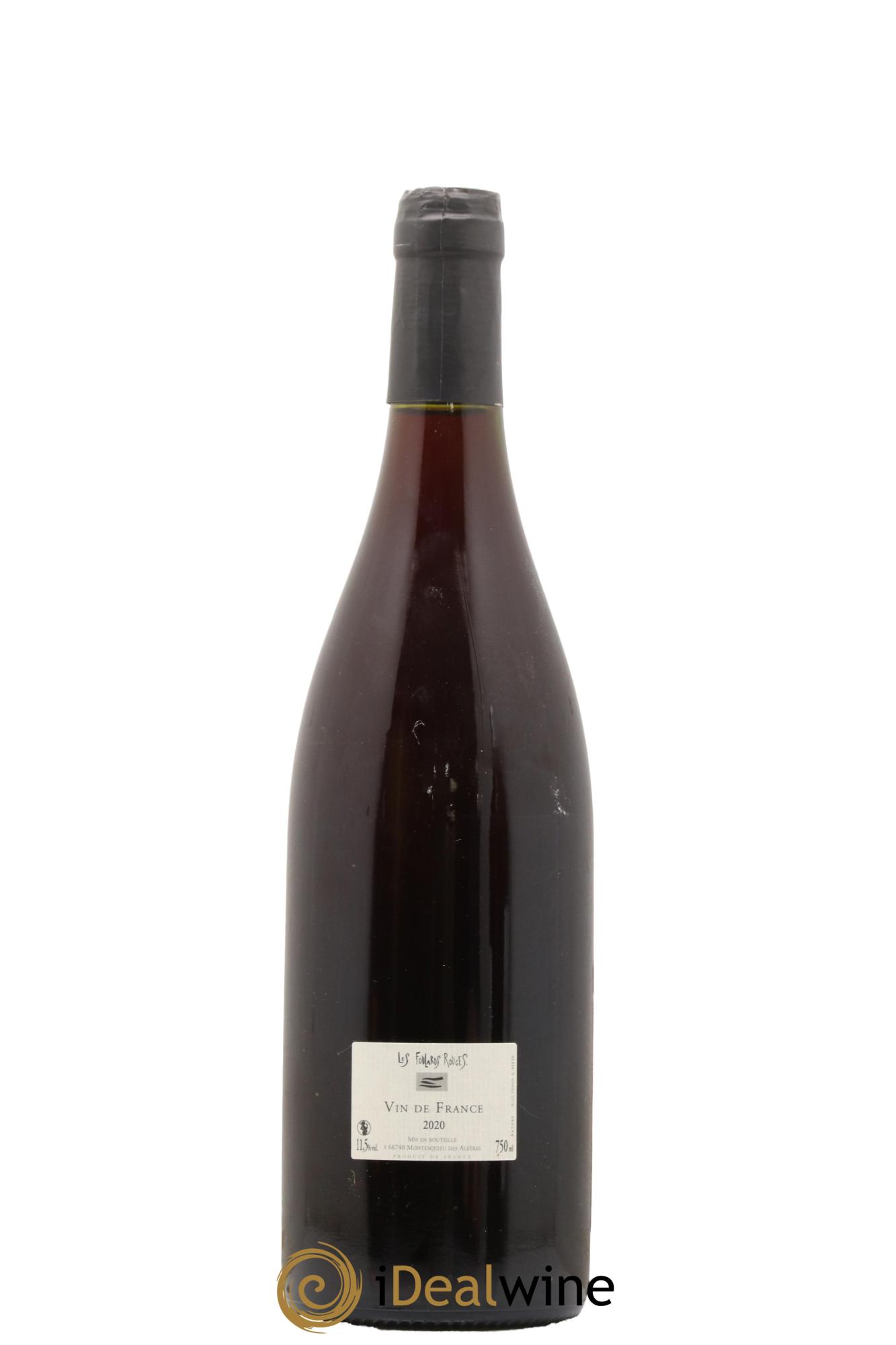 Vin de France Le Fond de l'Air est Rouge Les Foulards Rouges 2020 - Lot of 1 bottle - 1