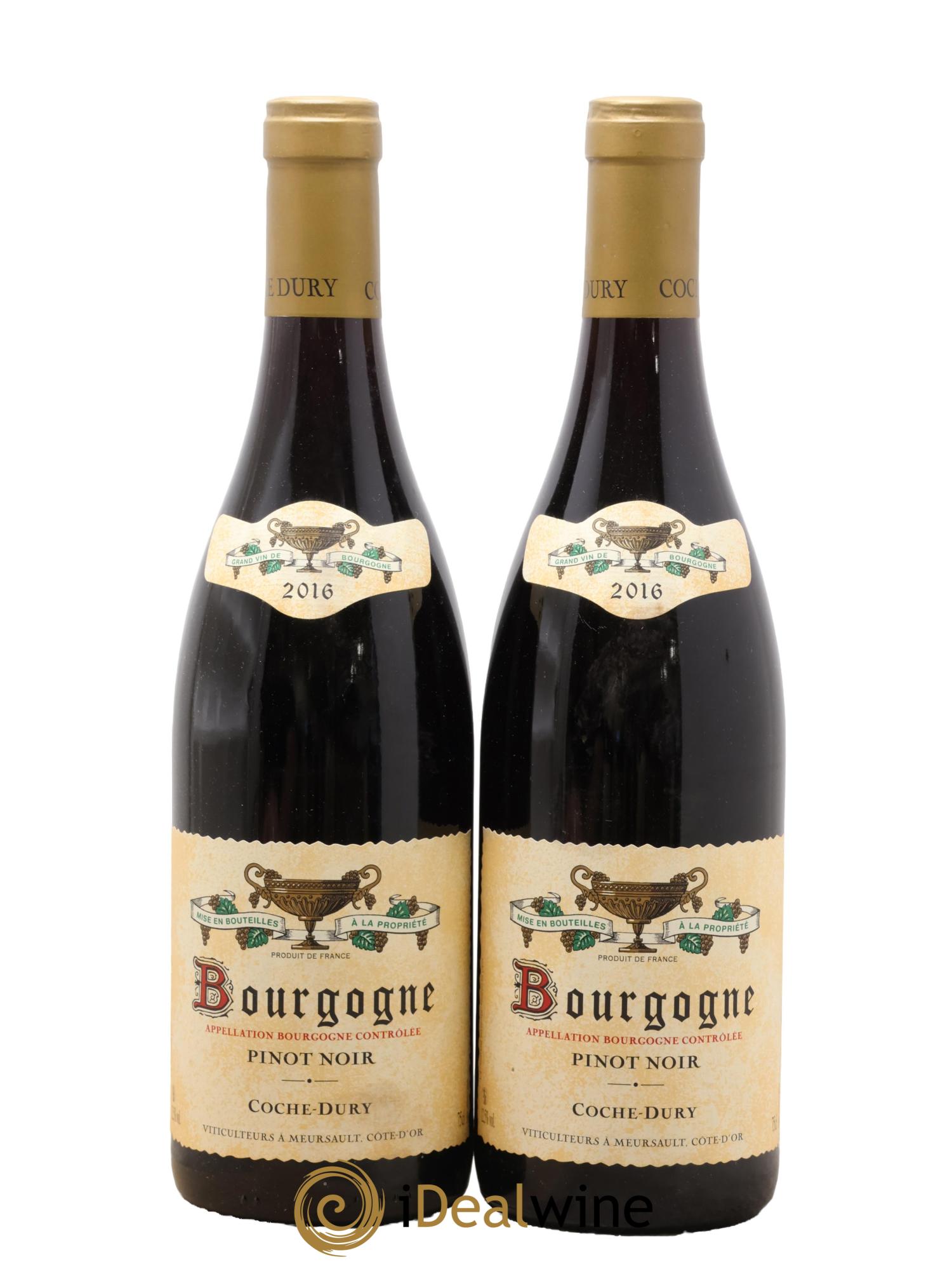 Bourgogne Coche Dury (Domaine) 2016 - Lot de 2 bouteilles - 0