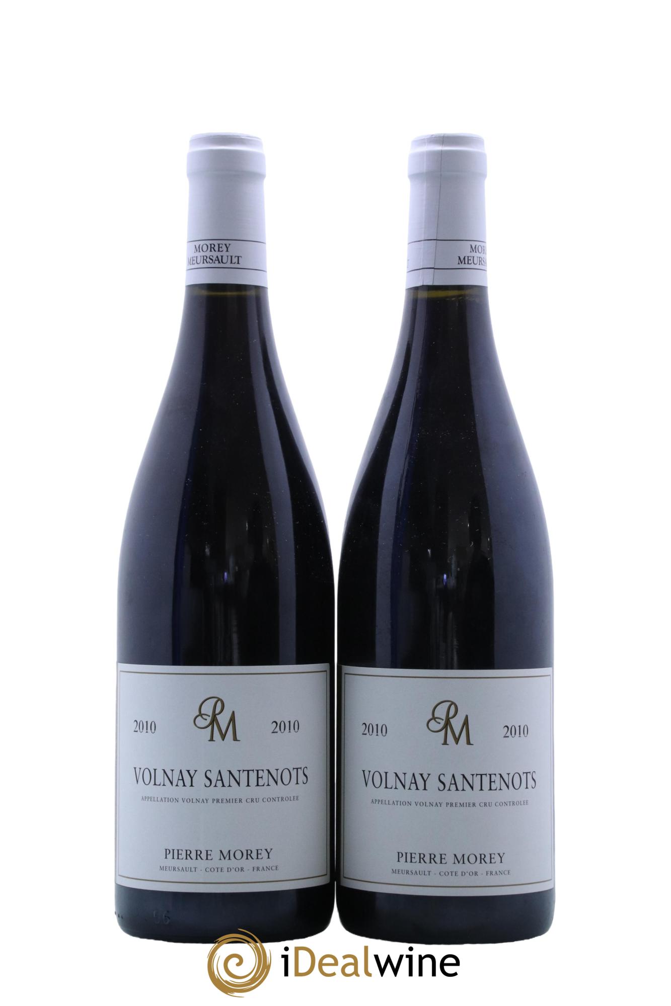 Volnay 1er Cru Les Santenots Pierre Morey (Domaine) 2010 - Lot de 2 bouteilles - 0
