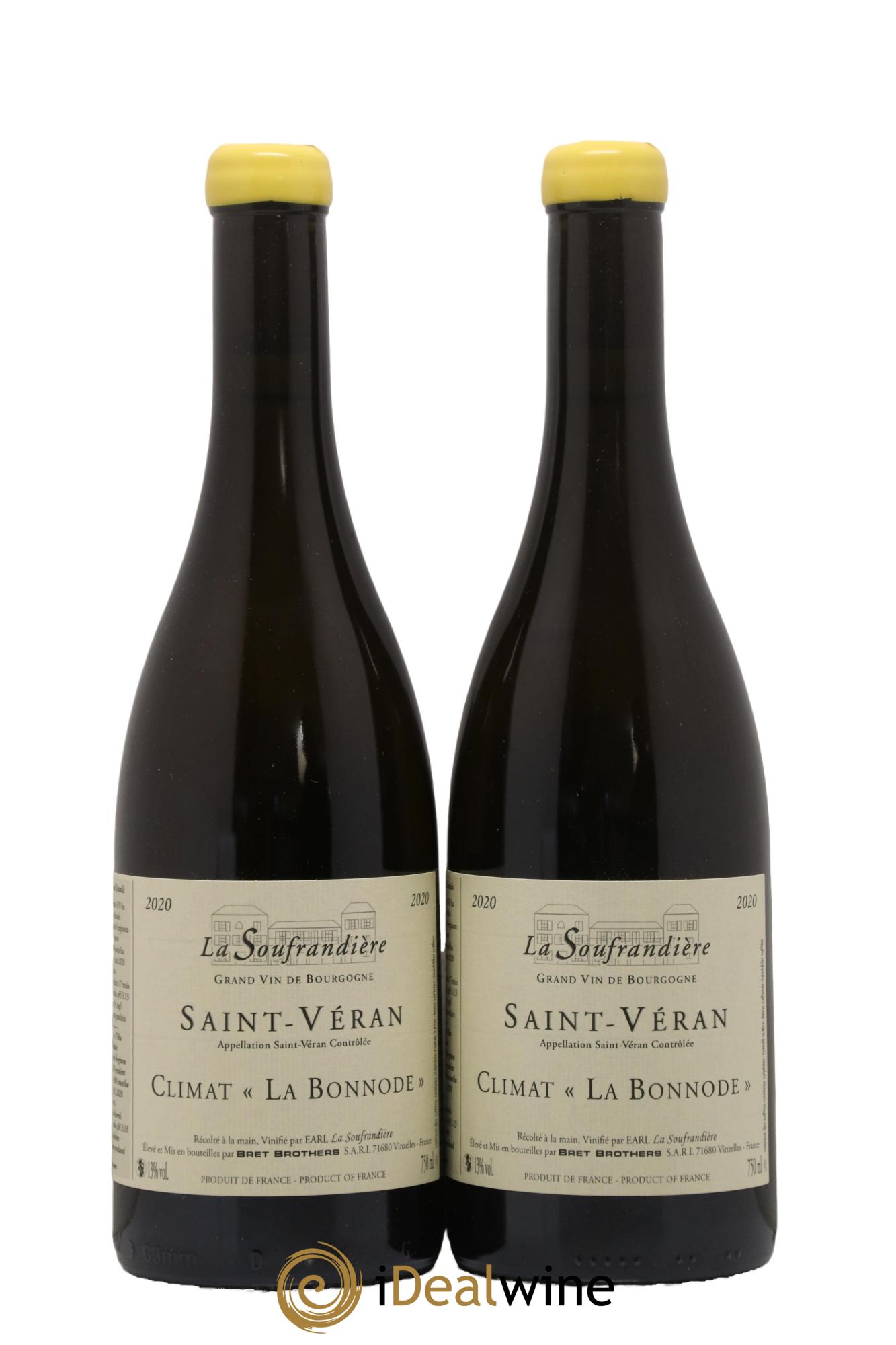 Saint-Véran La Bonnode La Soufrandière - Bret Brothers 2020 - Posten von 2 Flaschen - 0