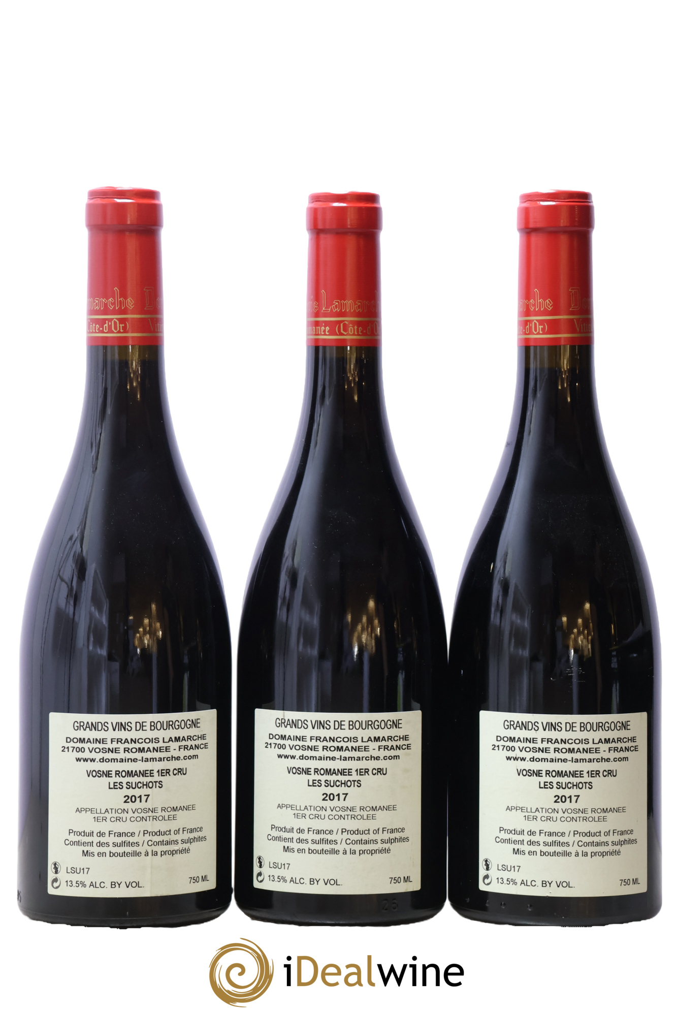 Vosne-Romanée 1er Cru Les Suchots Lamarche (Domaine) 2017 - Posten von 3 Flaschen - 1