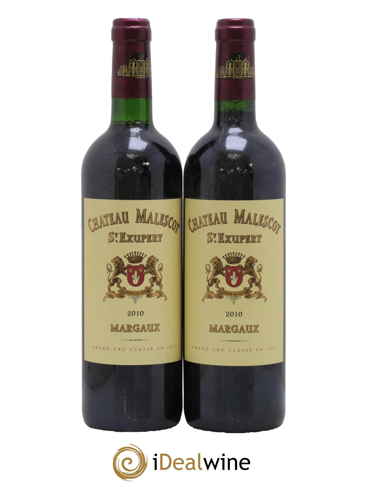Château Malescot Saint-Exupéry 3ème Grand Cru Classé 2010 - Posten von 2 Flaschen - 0