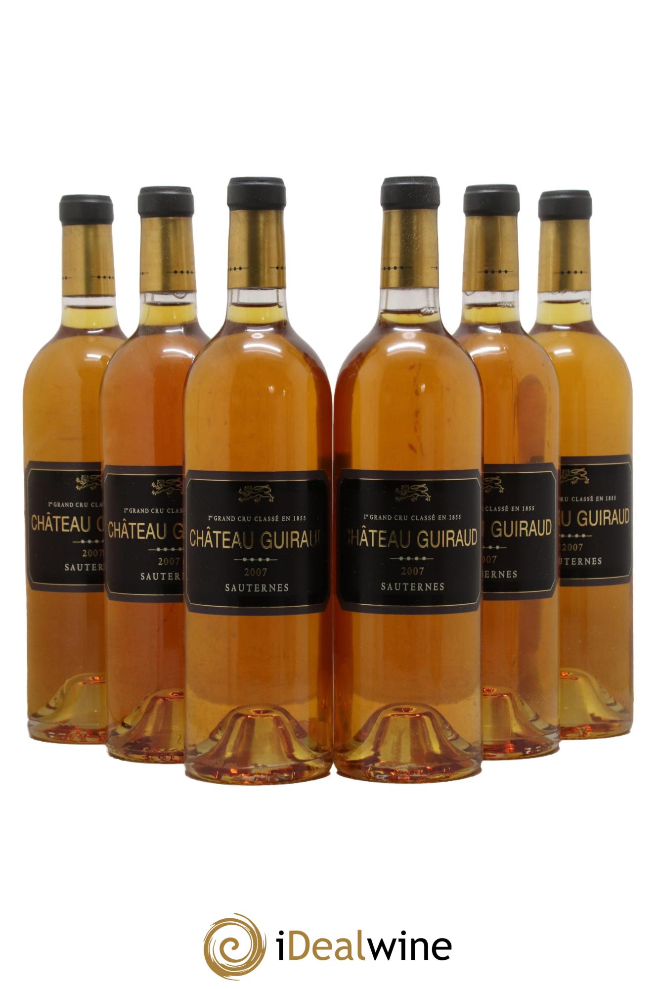 Château Guiraud 1er Grand Cru Classé 2007 - Posten von 6 Flaschen - 0