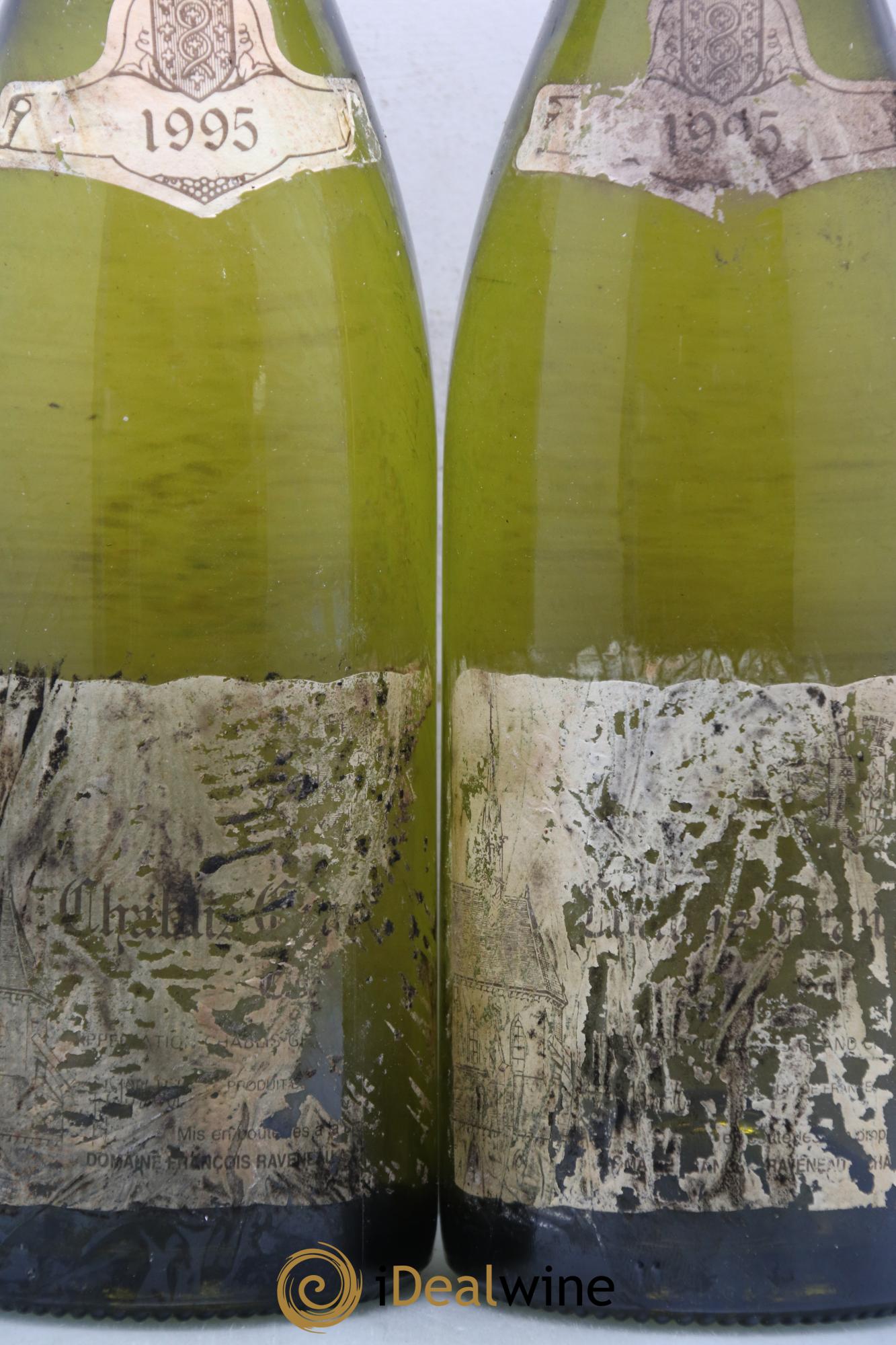 Chablis Grand Cru Clos Raveneau (Domaine) 1995 - Lotto di 2 bottiglie - 1