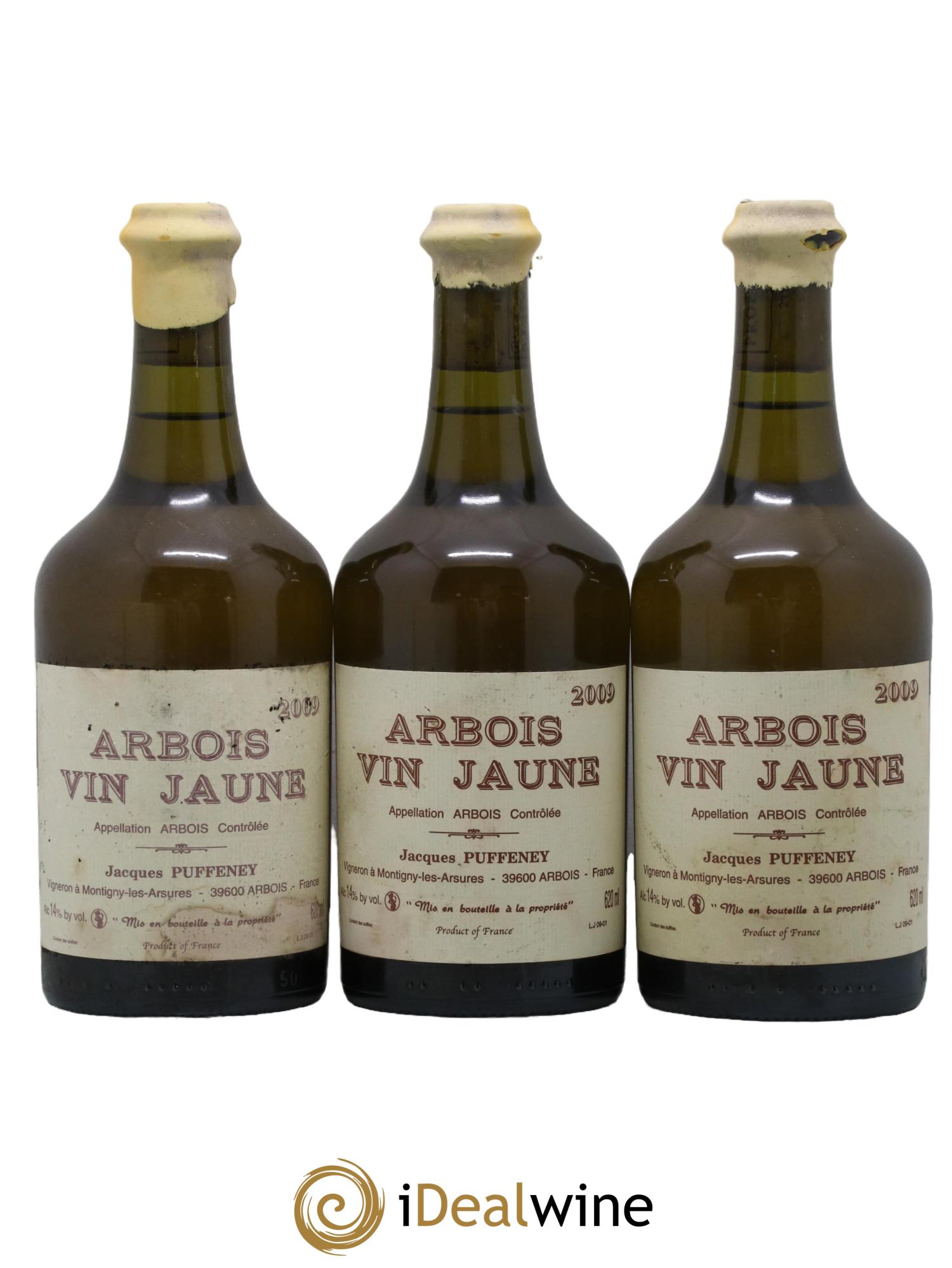 Arbois Vin Jaune Jacques Puffeney 2009 - Lot de 3 clavelins - 0