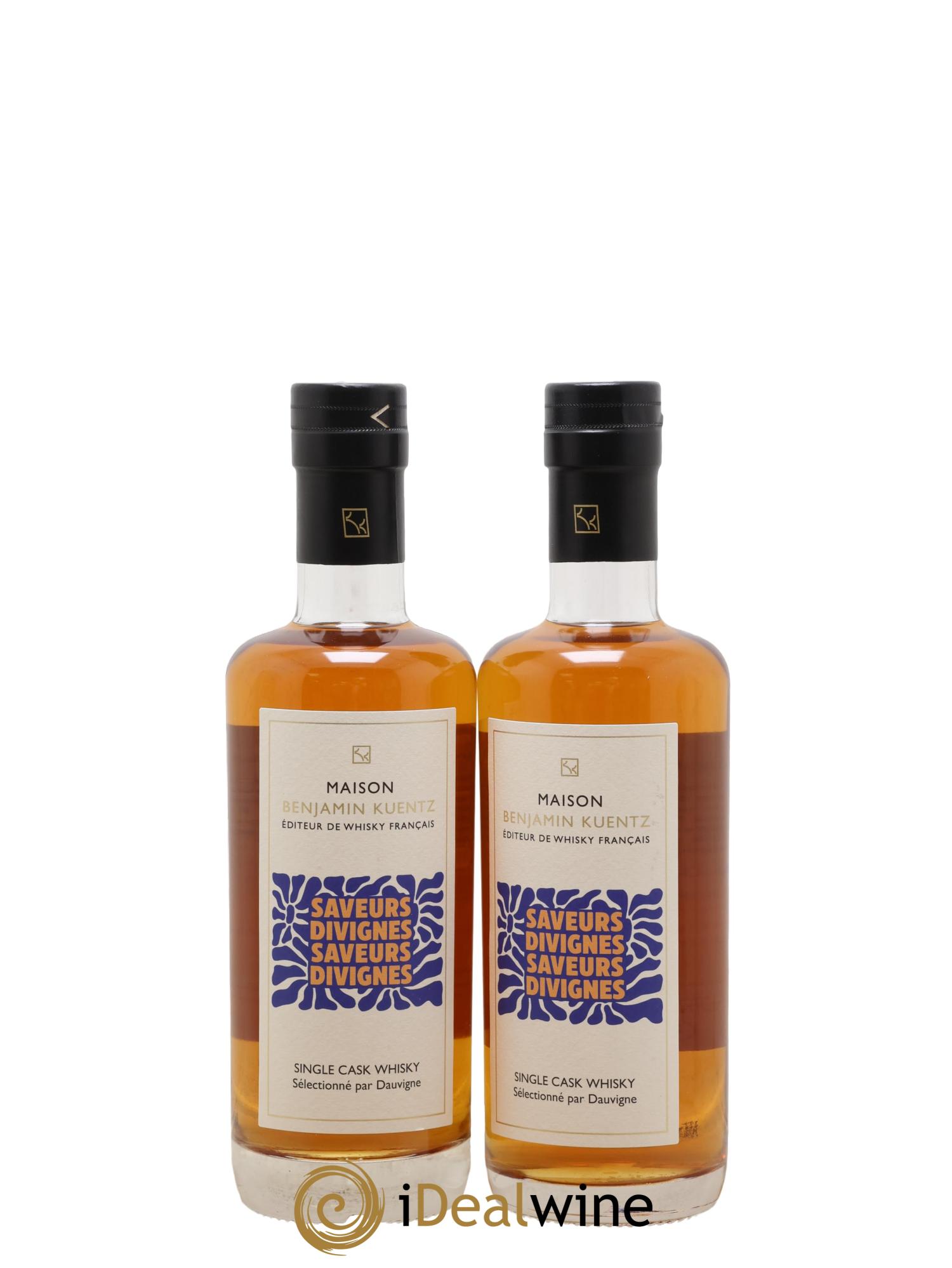 Whisky Saveurs Divignes Saveurs Divignes Single Cask Benjamin Kuentz - Lot de 2 format 50cls - 0