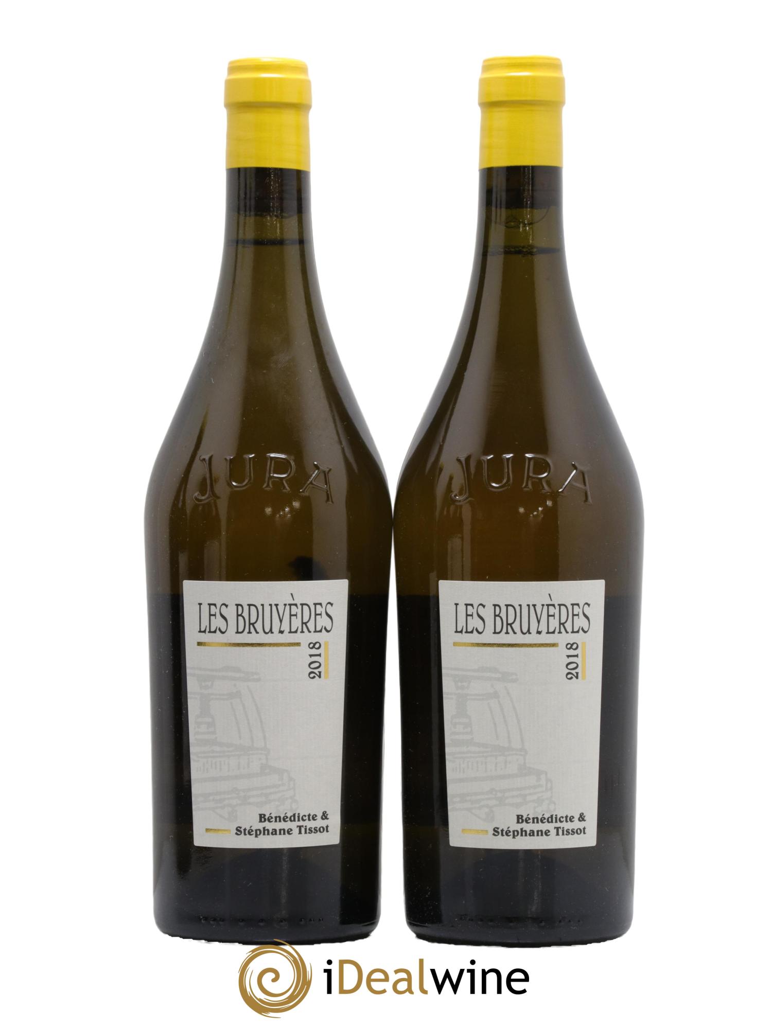 Arbois Chardonnay Les Bruyères Bénédicte et Stéphane Tissot 2018 - Lot de 2 bouteilles - 0