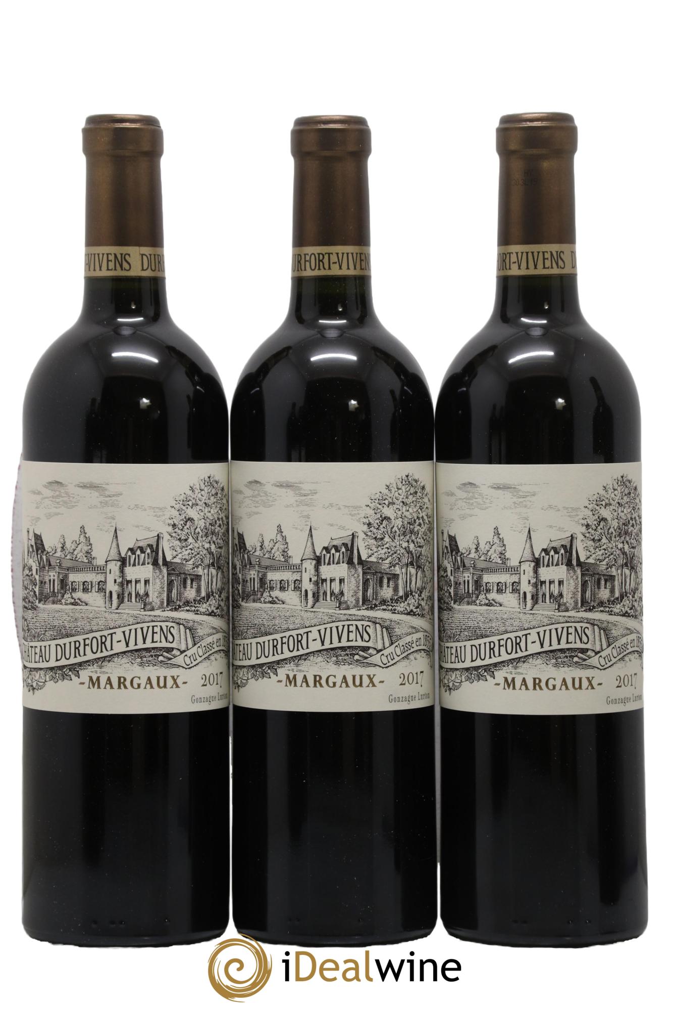 Château Durfort Vivens 2ème Grand Cru Classé 2017 - Lot de 6 bouteilles - 1
