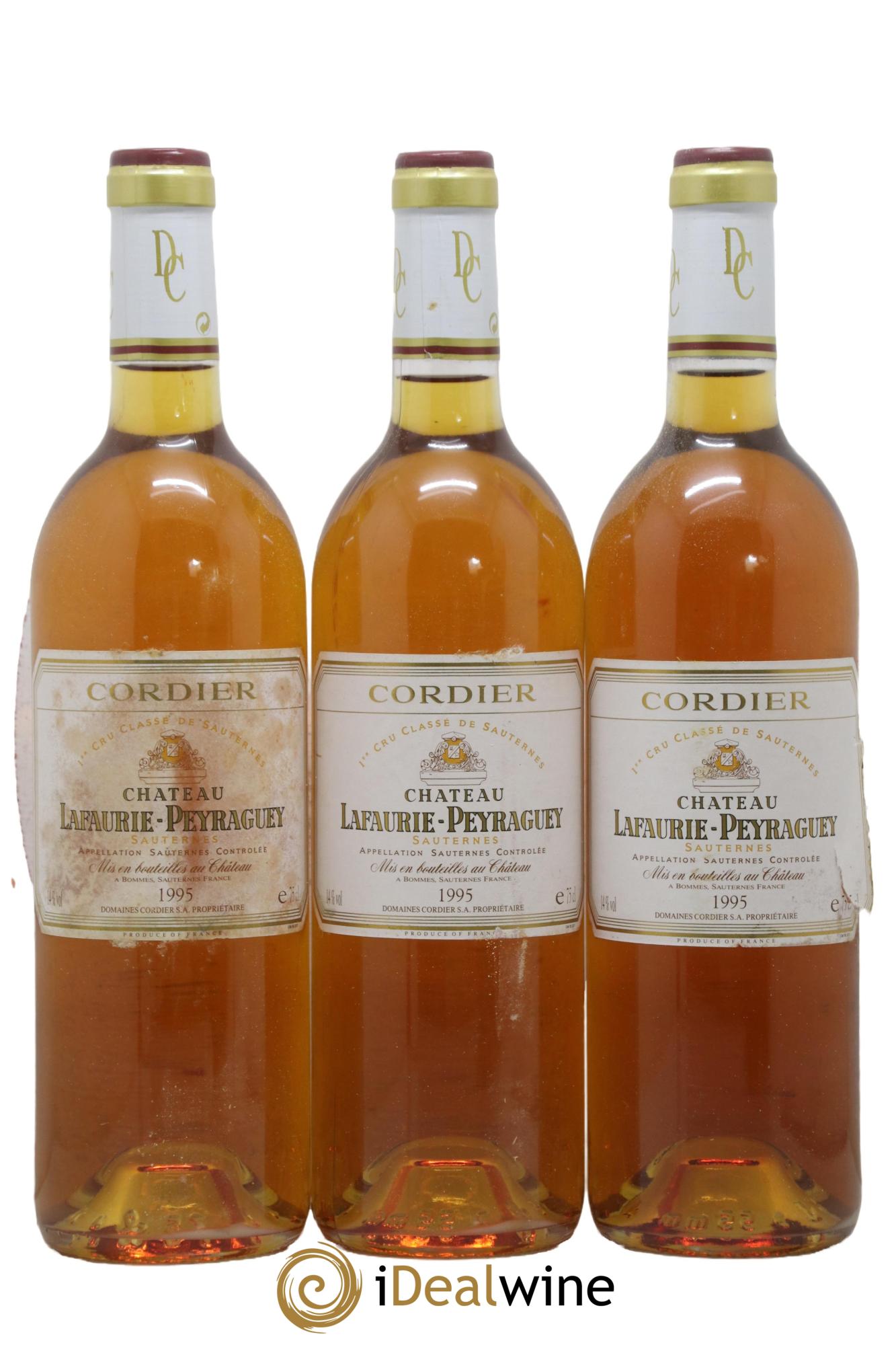 Château Lafaurie-Peyraguey 1er Grand Cru Classé 1995 - Lot de 12 bouteilles - 4