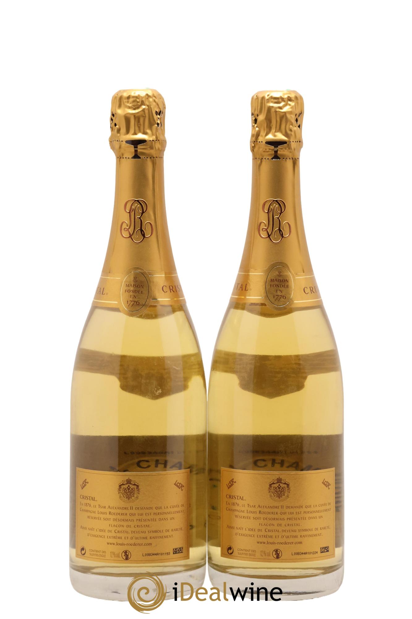 Cristal Louis Roederer 2004 - Lot de 2 bouteilles - 2