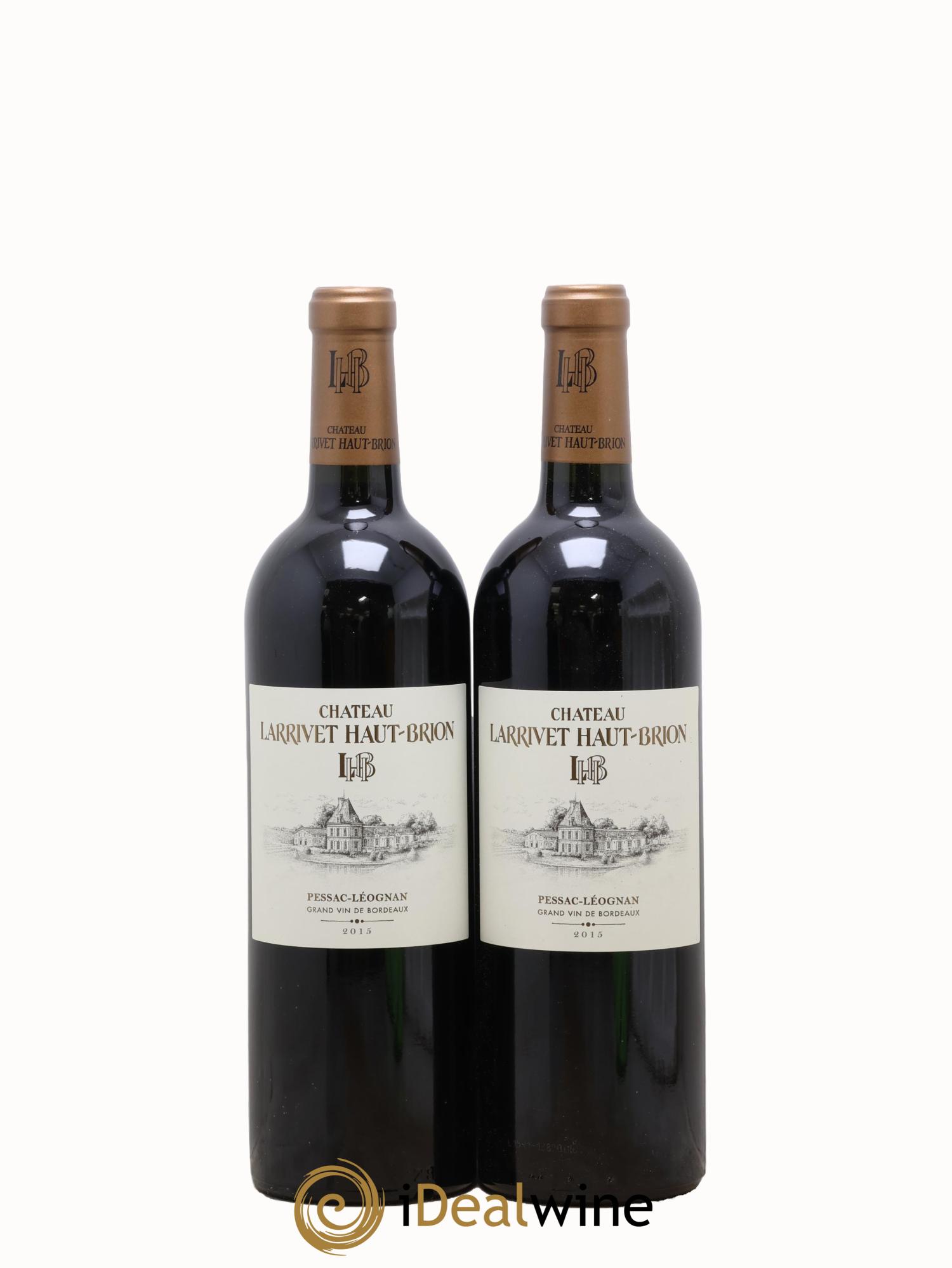 Château Larrivet Haut-Brion 2015 - Posten von 2 Flaschen - 0