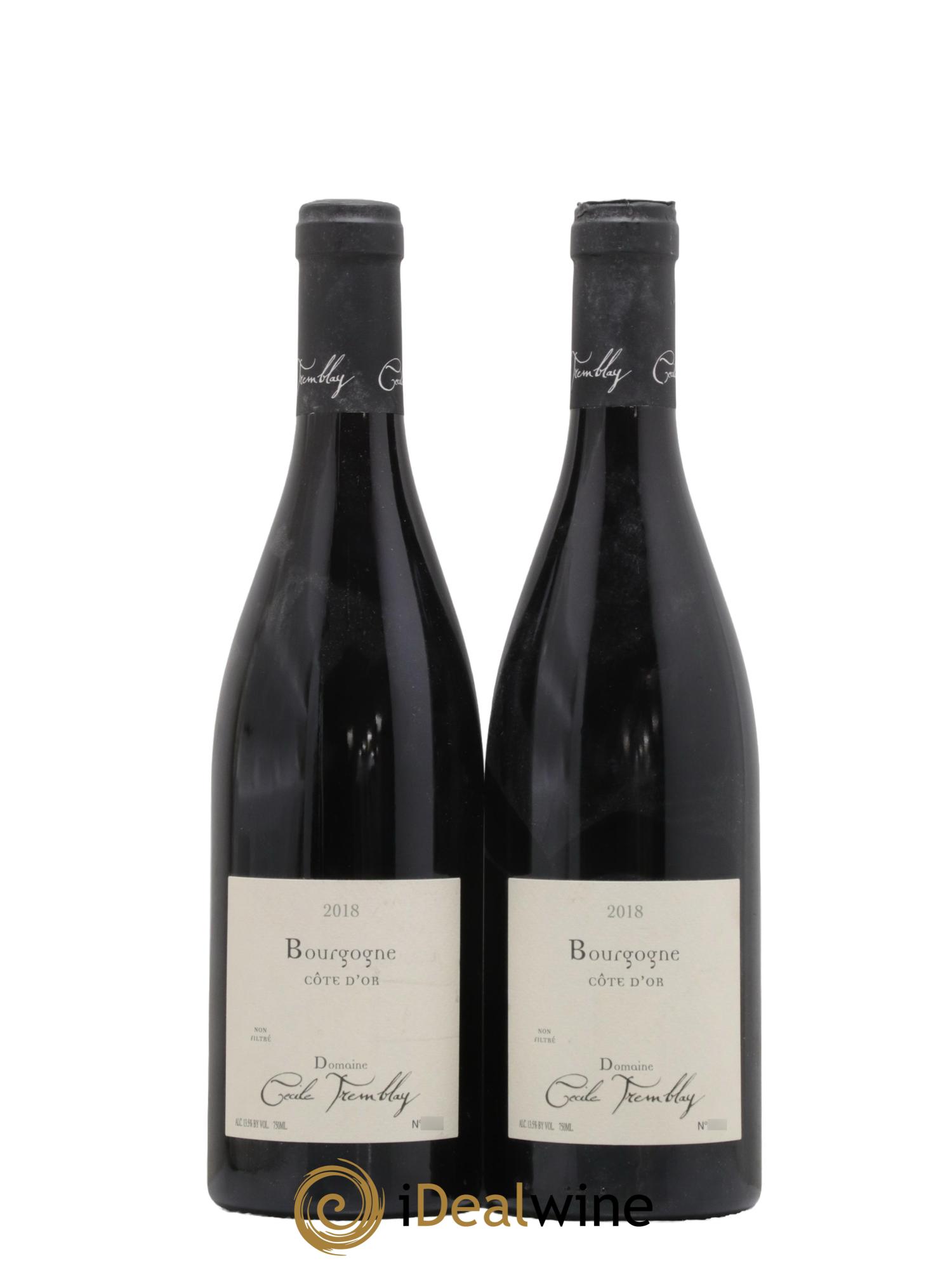Bourgogne Côte-d'Or Cécile Tremblay 2018 - Lot de 2 bouteilles - 0