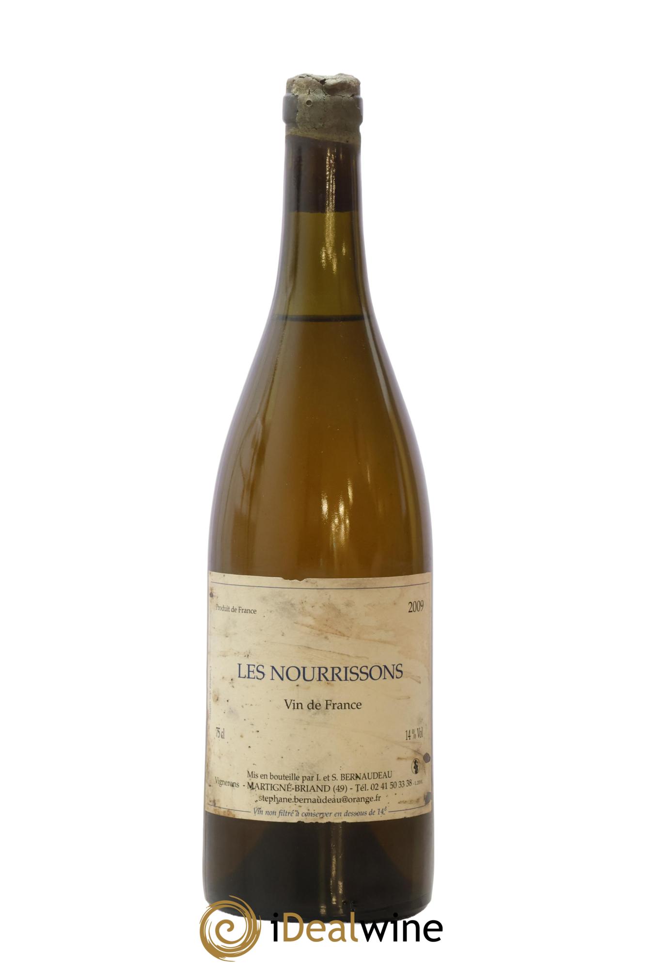 Vin de France Les Nourrissons Stéphane Bernaudeau 2009 - Lot de 1 bouteille - 0