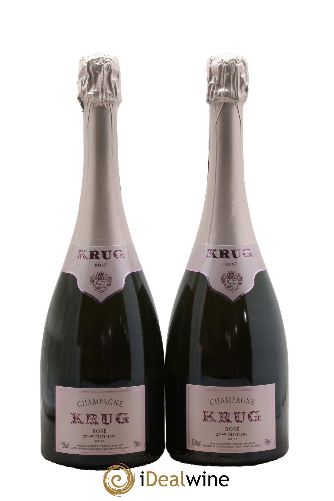 27ème édition Brut Krug - Lot of 2 bottles - 0