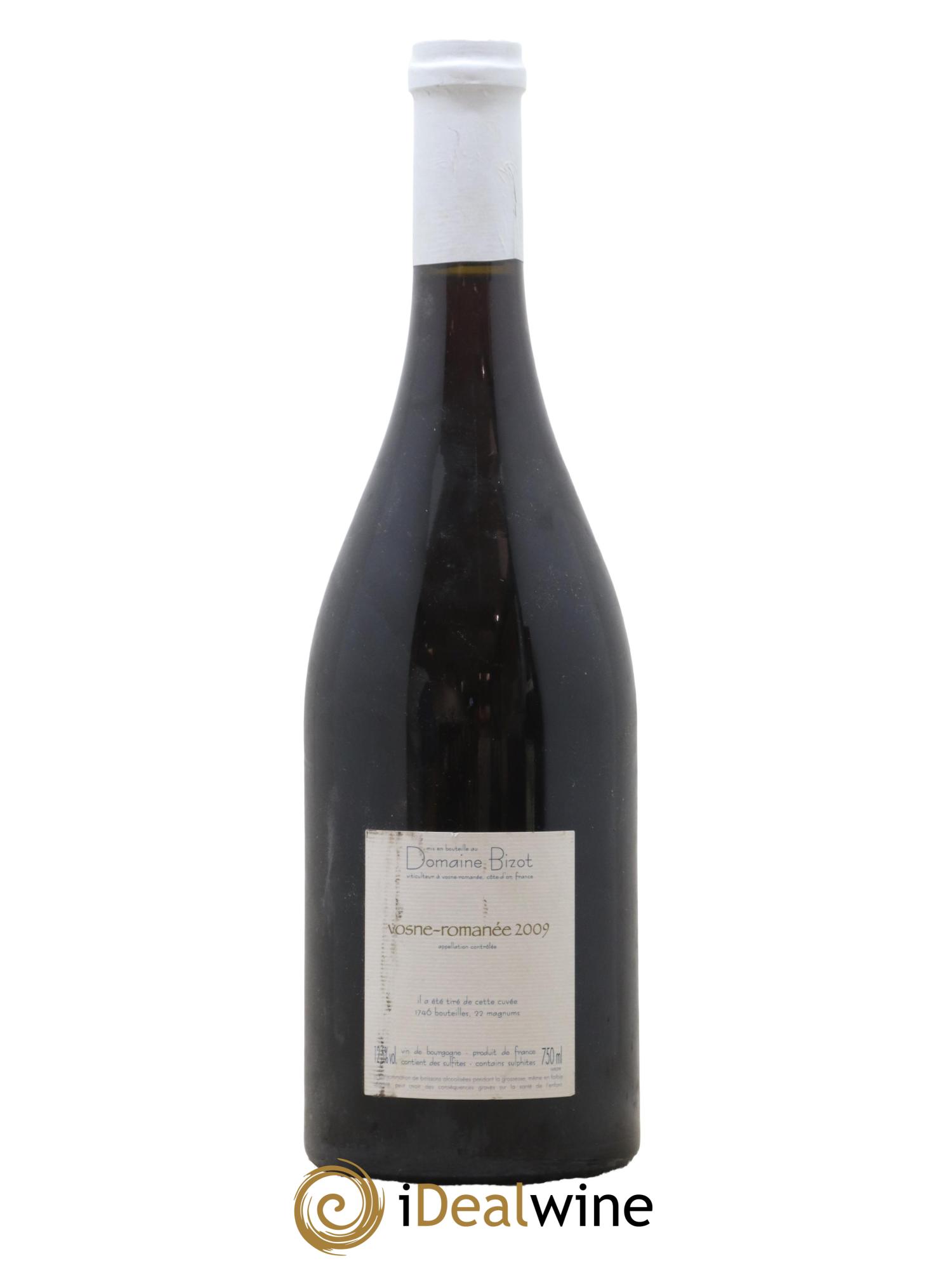 Vosne-Romanée Bizot (Domaine) 2009 - Lot of 1 bottle - 1