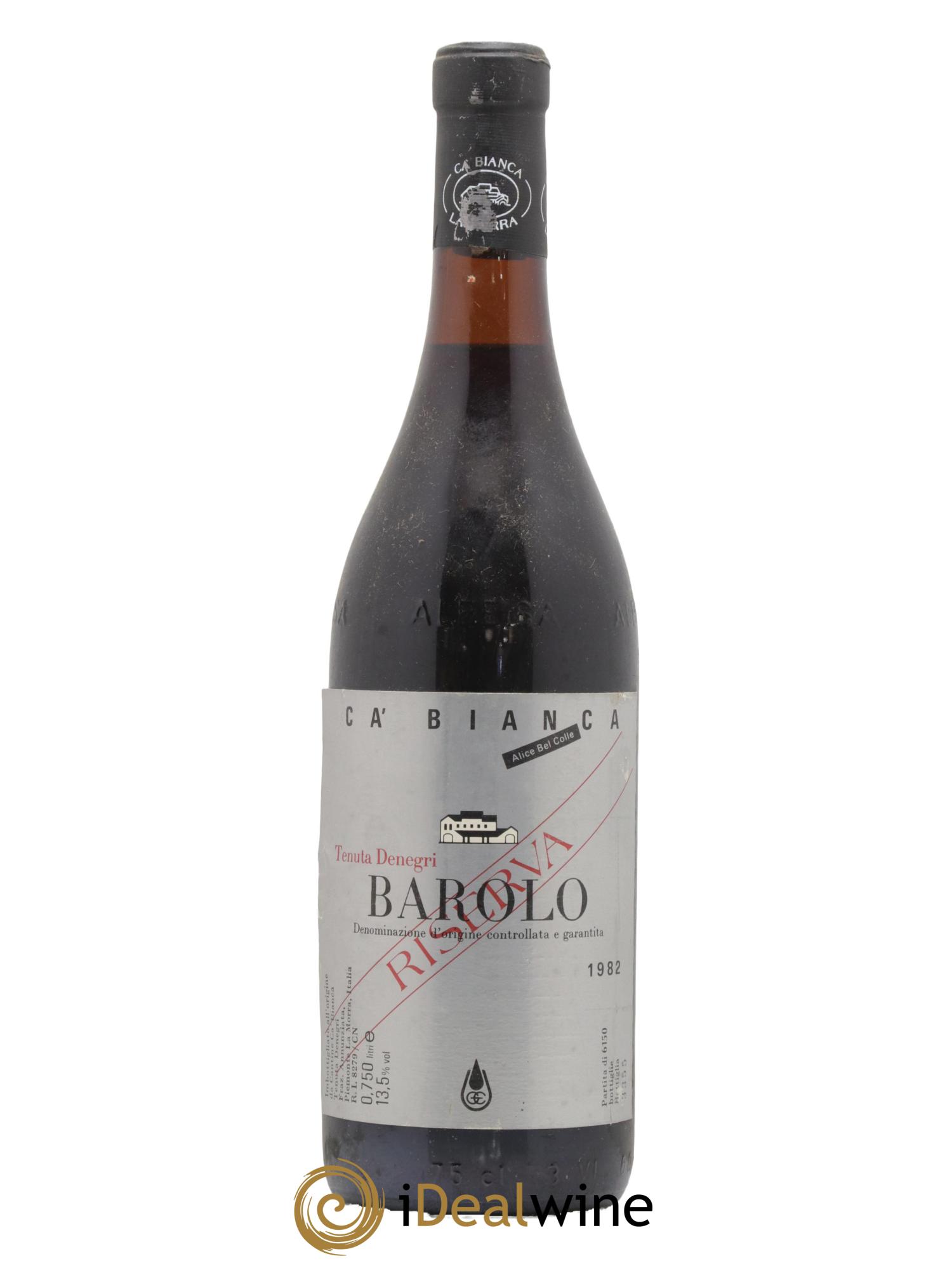 Barolo Riserva Ca Bianca Denegri 1982 - Lotto di 1 bottiglia - 0