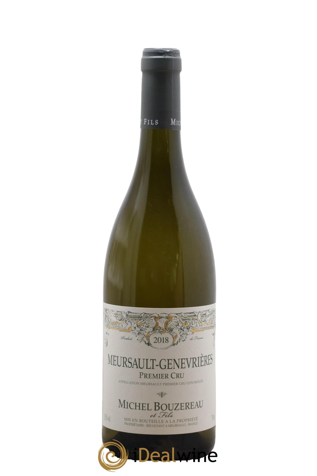 Meursault 1er Cru Les Genevrières Michel Bouzereau et Fils (Domaine) 2018 - Lot de 1 bouteille - 0