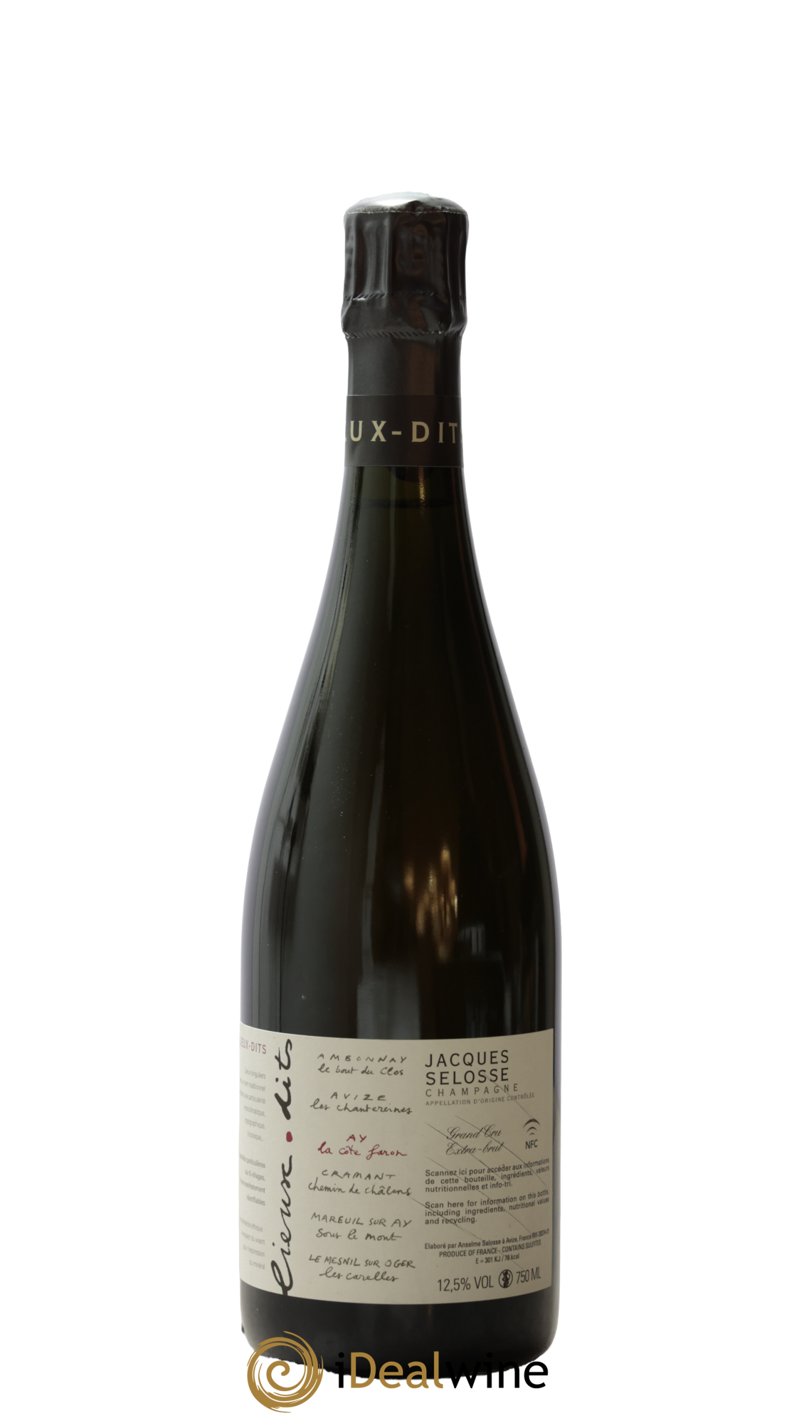 La Côte Faron Blanc de Noirs Grand Cru Extra-Brut Jacques Selosse - Lot of 1 bottle - 0