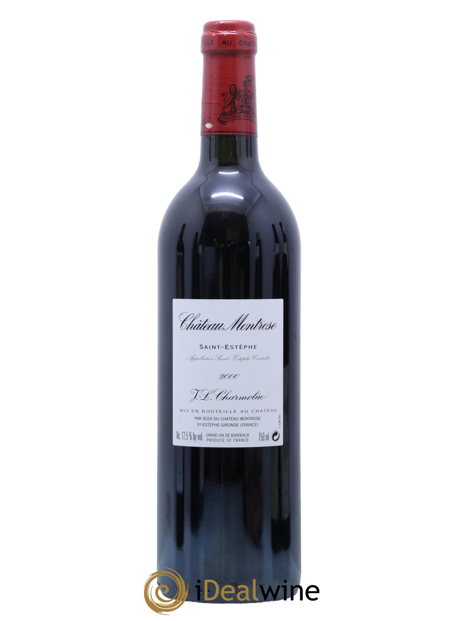 Château Montrose 2ème Grand Cru Classé 2000 - Lot de 1 bouteille - 1