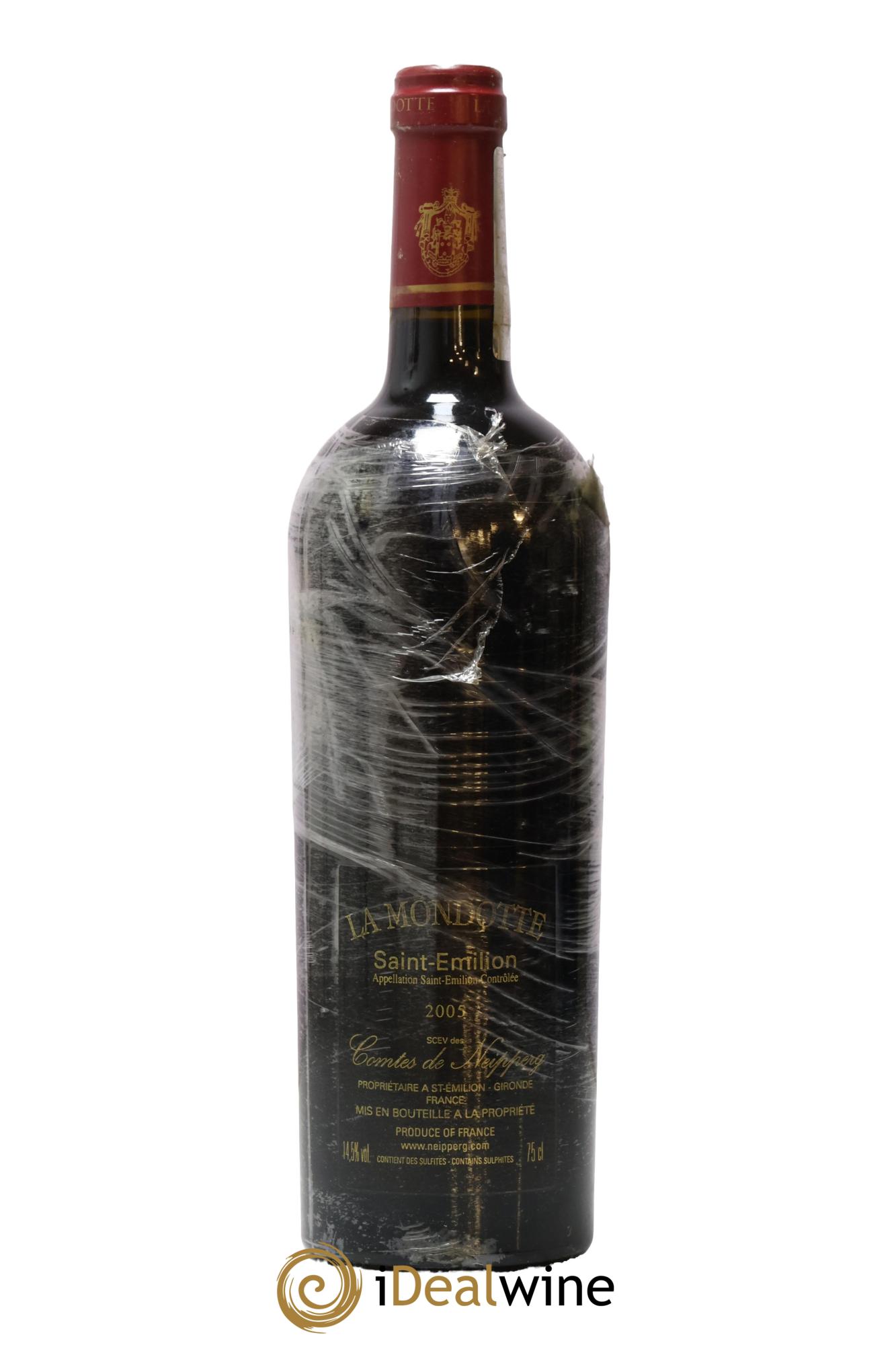 La Mondotte 1er Grand Cru Classé B depuis 2012 2005 - Lot de 1 bouteille - 1