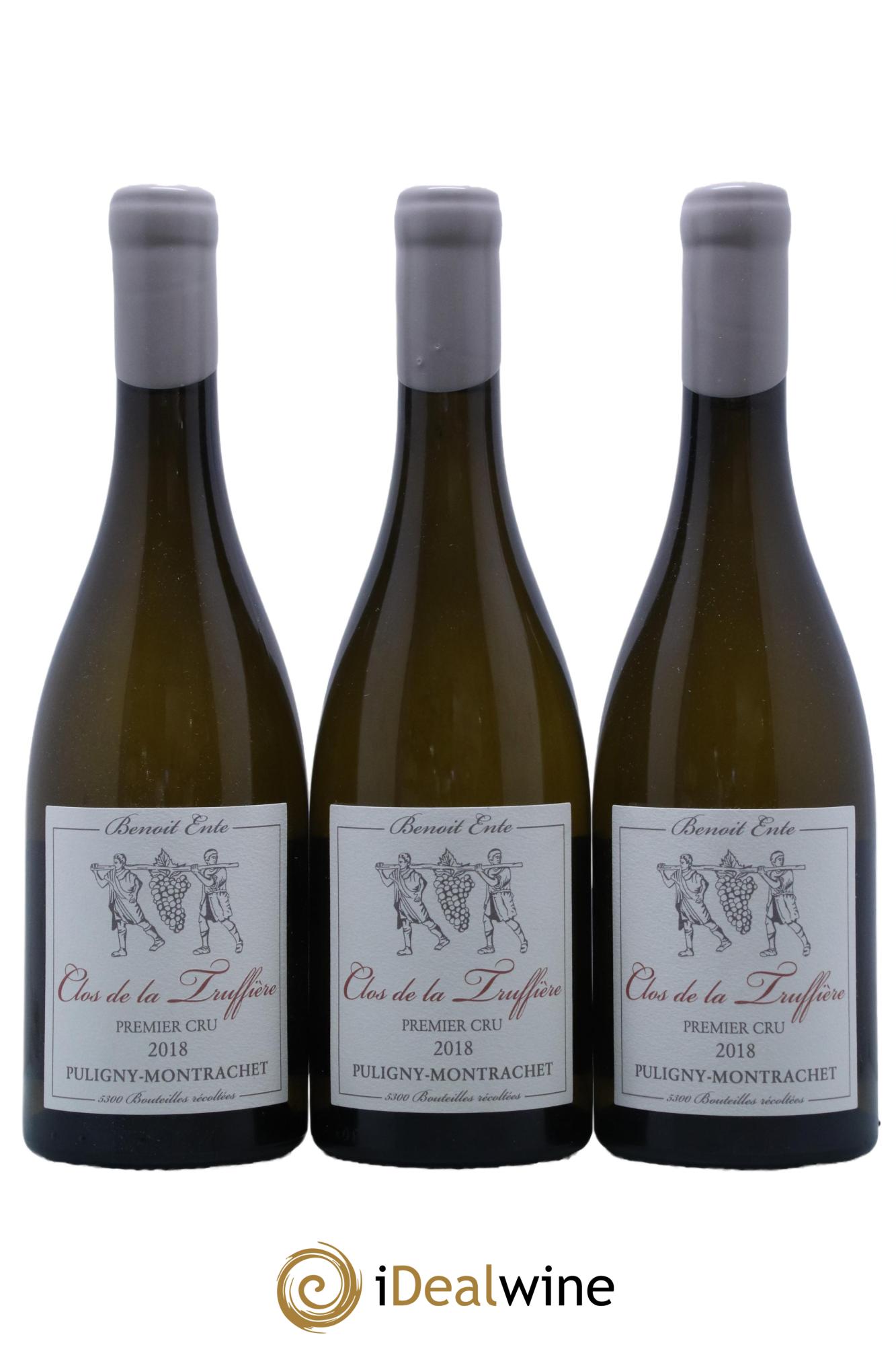 Puligny-Montrachet 1er Cru Clos de la Truffière Benoit Ente 2018 - Lot de 3 bouteilles - 0