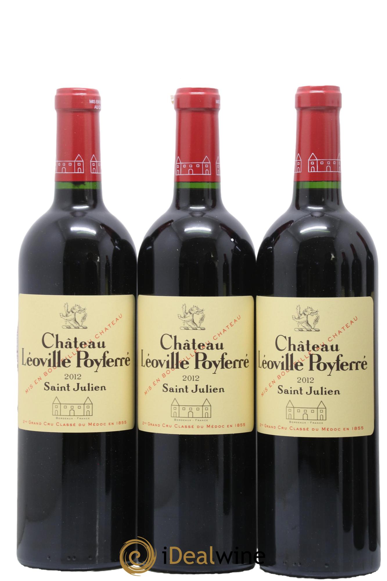 Château Léoville Poyferré 2ème Grand Cru Classé 2012 - Lot de 6 bouteilles - 1