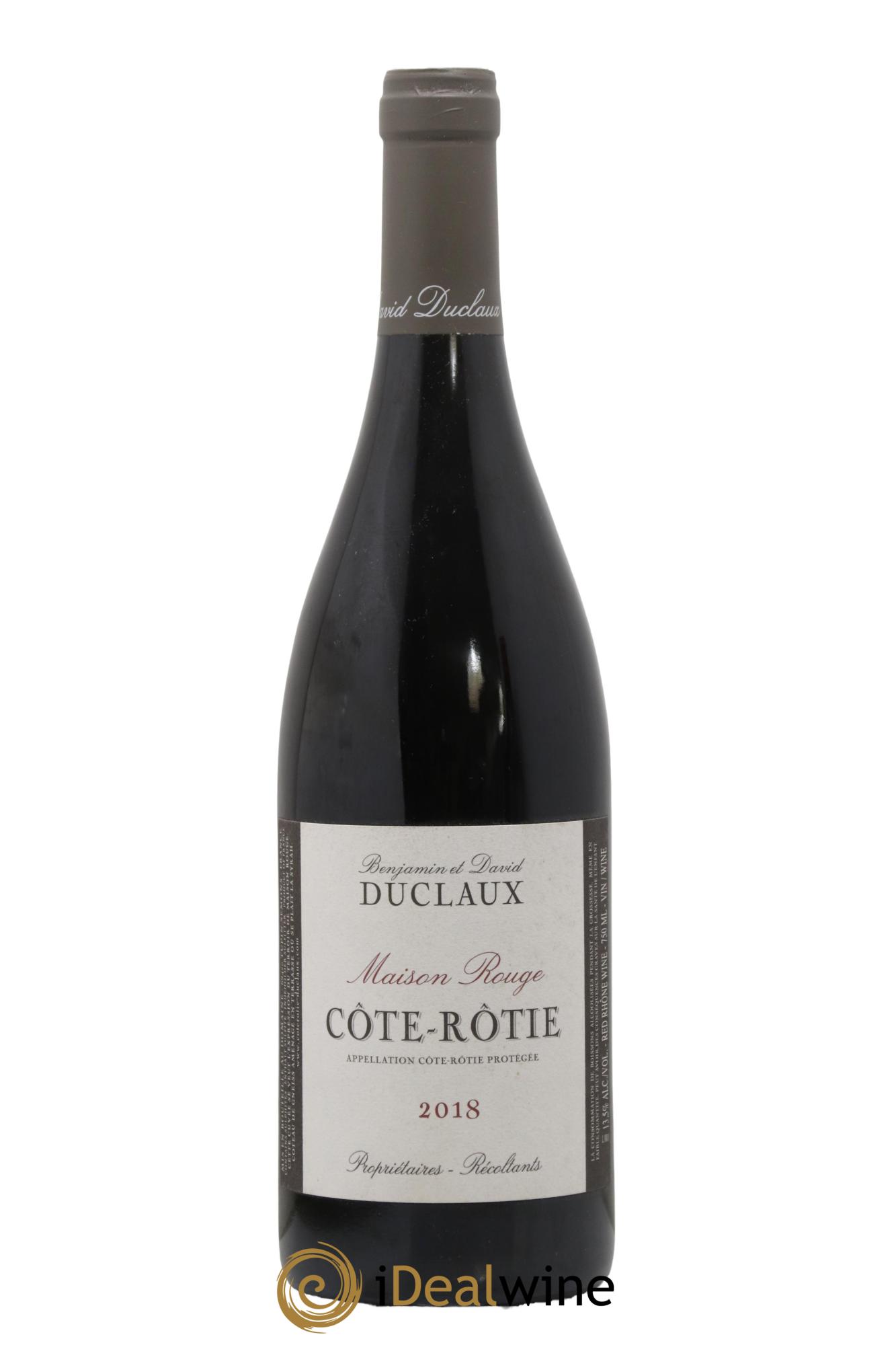 Côte-Rôtie Maison Rouge Domaine Duclaux 2018 - Lot de 1 bouteille - 0