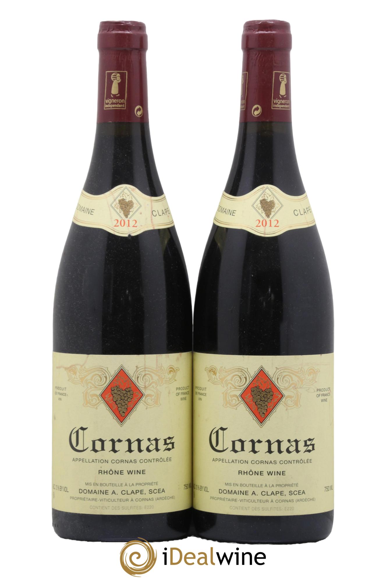 Cornas Auguste Clape 2012 - Lot of 2 bottles - 0