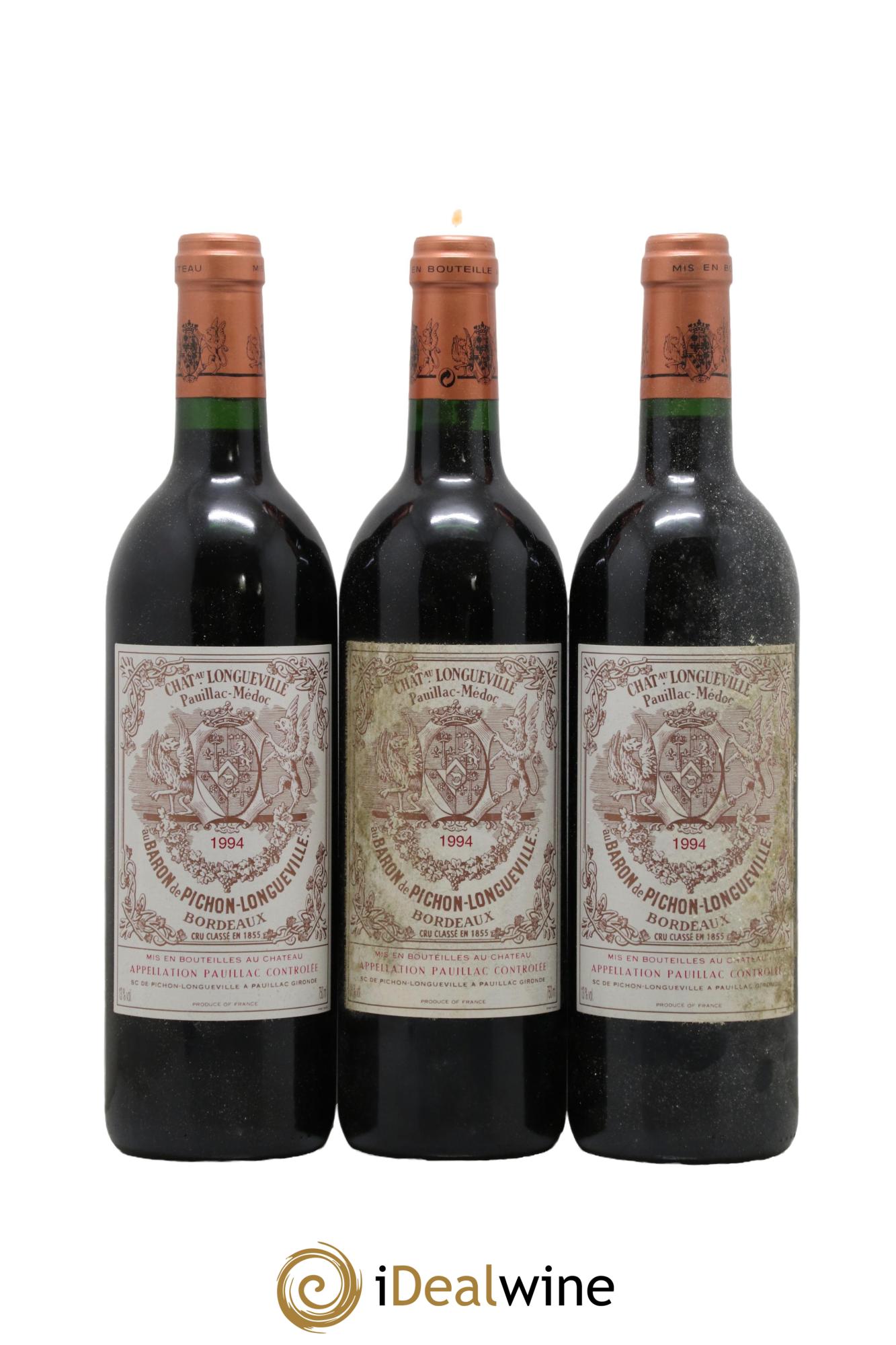 Pichon Longueville Baron 2ème Grand Cru Classé 1994 - Lot of 6 bottles - 2