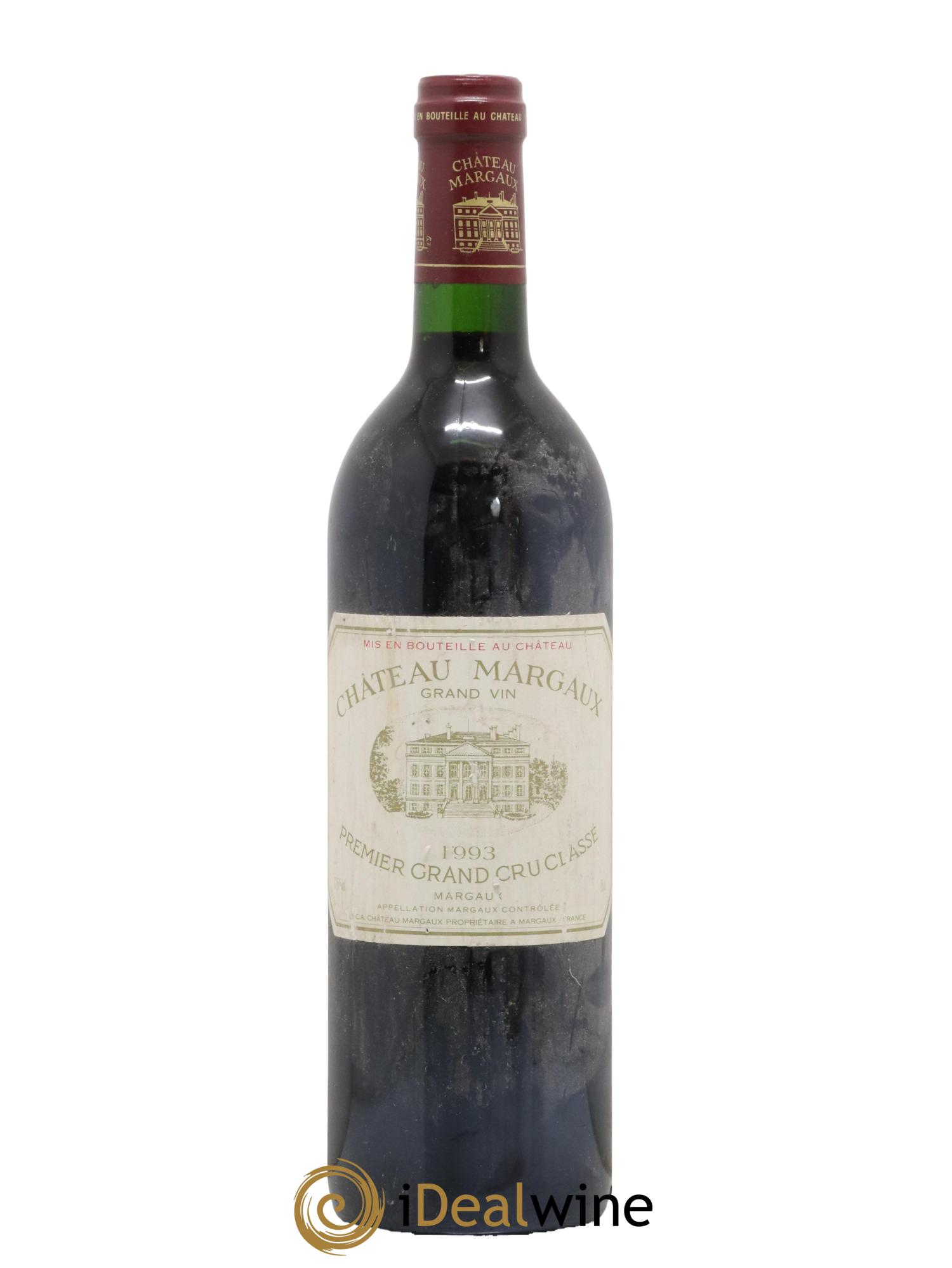 Château Margaux 1er Grand Cru Classé 1993 - Lot de 1 bouteille - 0