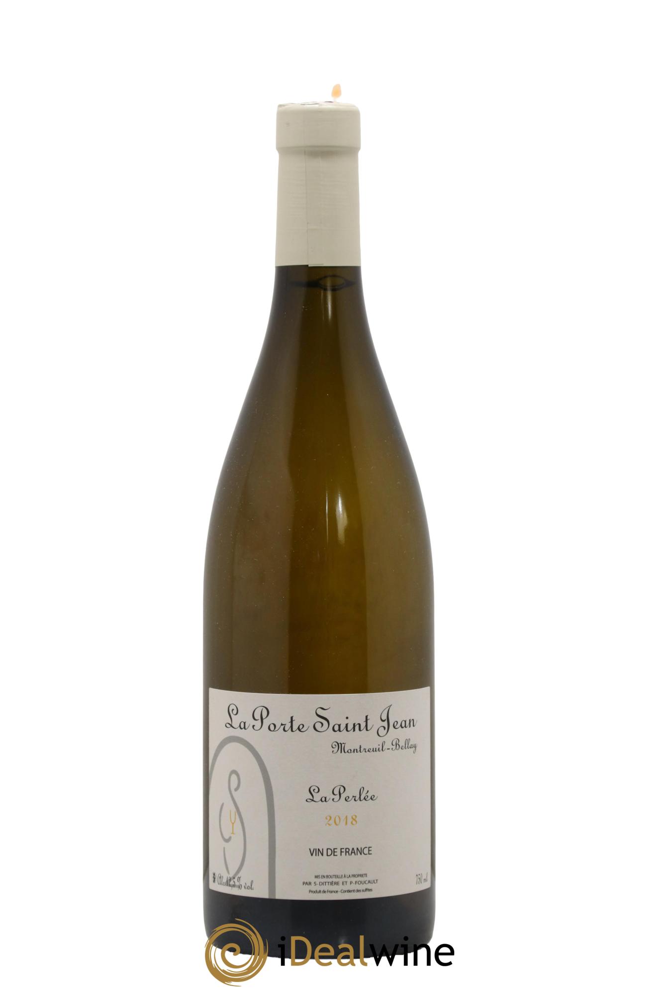 Vin de France La Perlée La Porte Saint Jean 2018 - Lot de 1 bouteille - 0