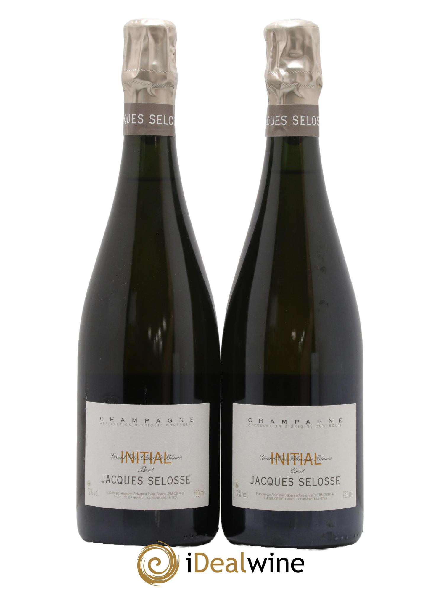 Initial Brut Jacques Selosse - Lot de 2 bouteilles - 0